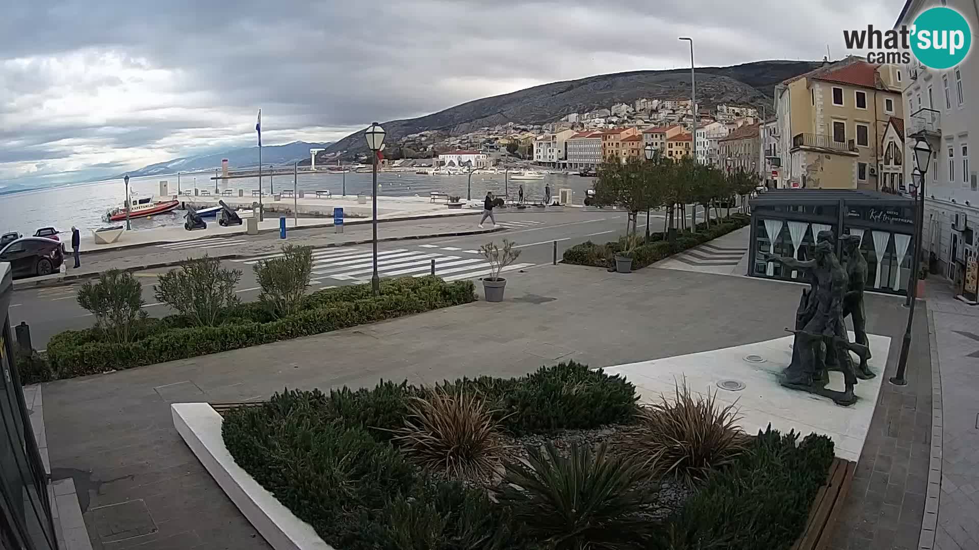 Live webcam Senj riva – fronte mare