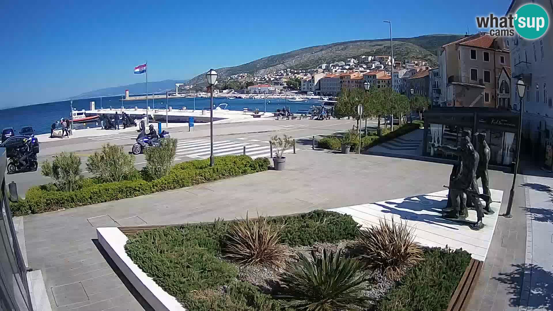 Live webcam Senj riva – seafront – Croatia