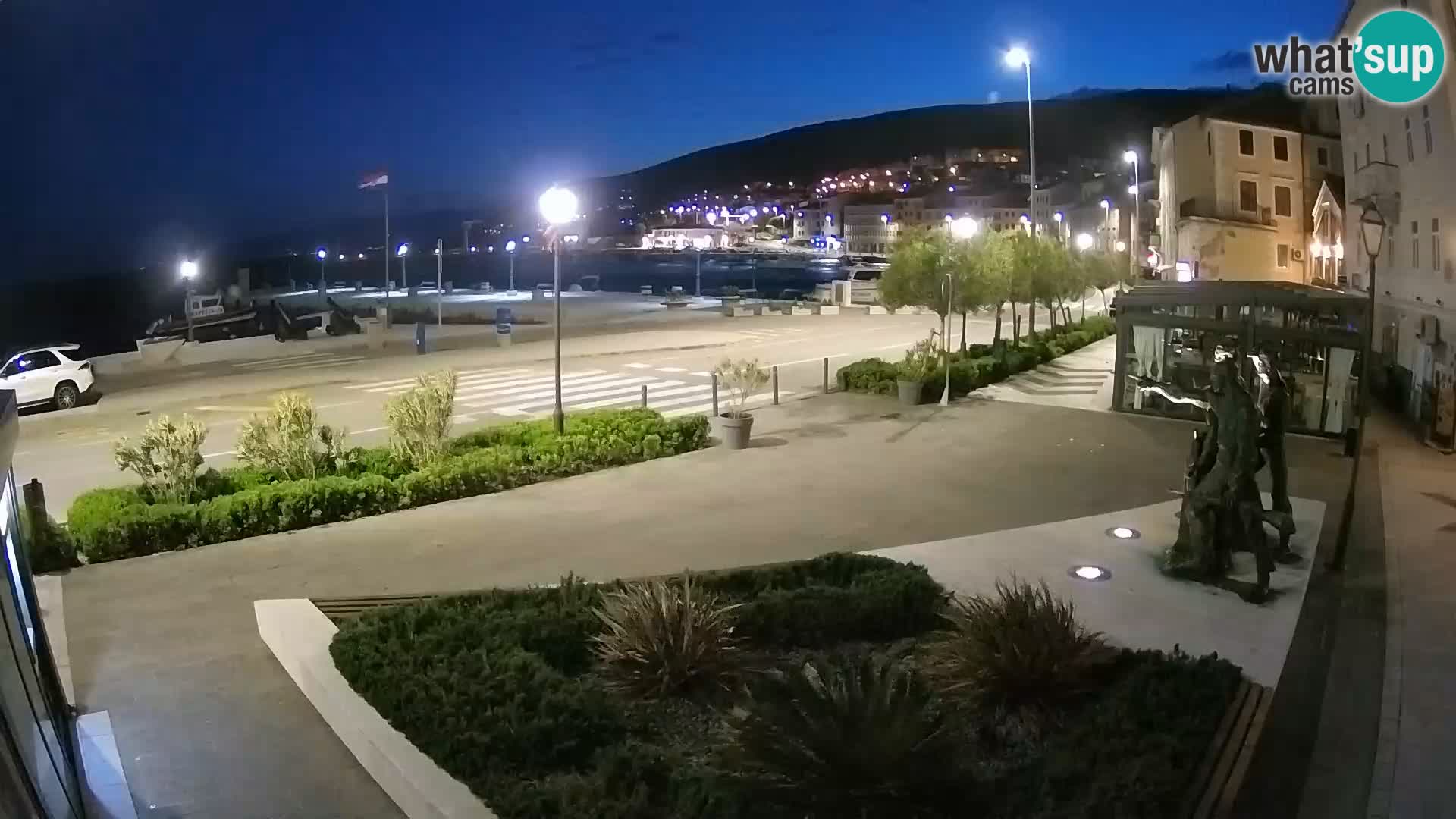 Live-Webcam Senj Riva – direkt am Meer – Kroatien