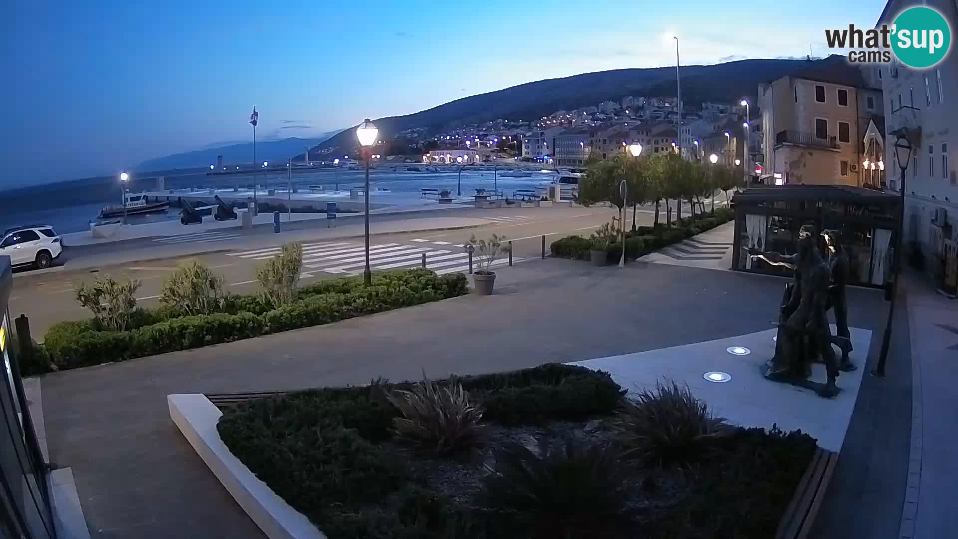 Live webcam Senj riva – fronte mare