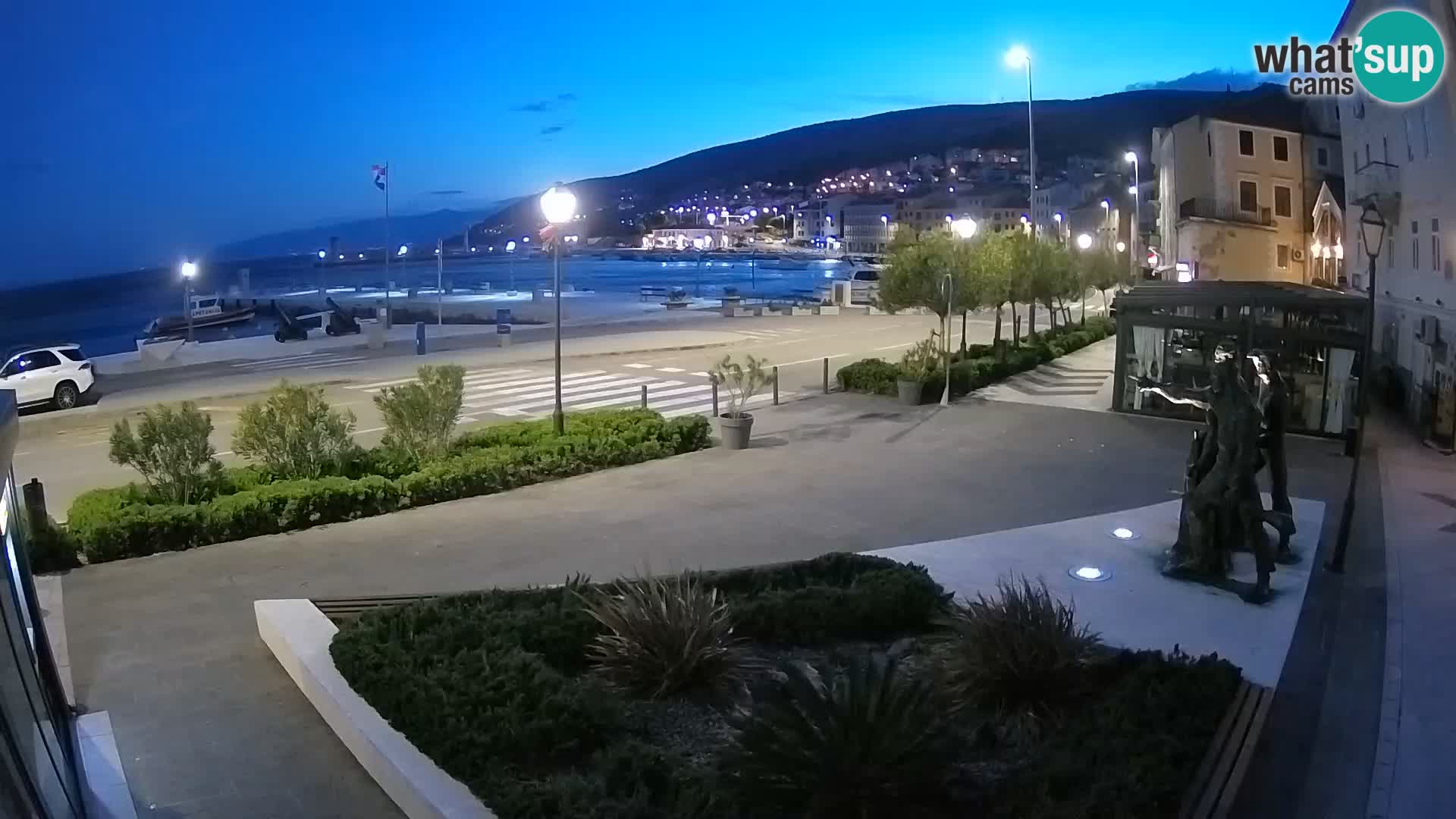 Live webcam Senj riva – seafront – Croatia