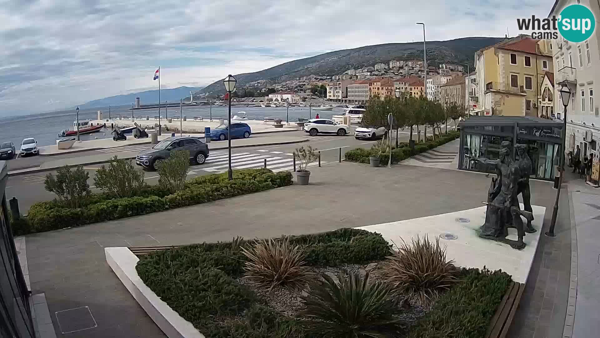 Live webcam Senj riva – seafront – Croatia