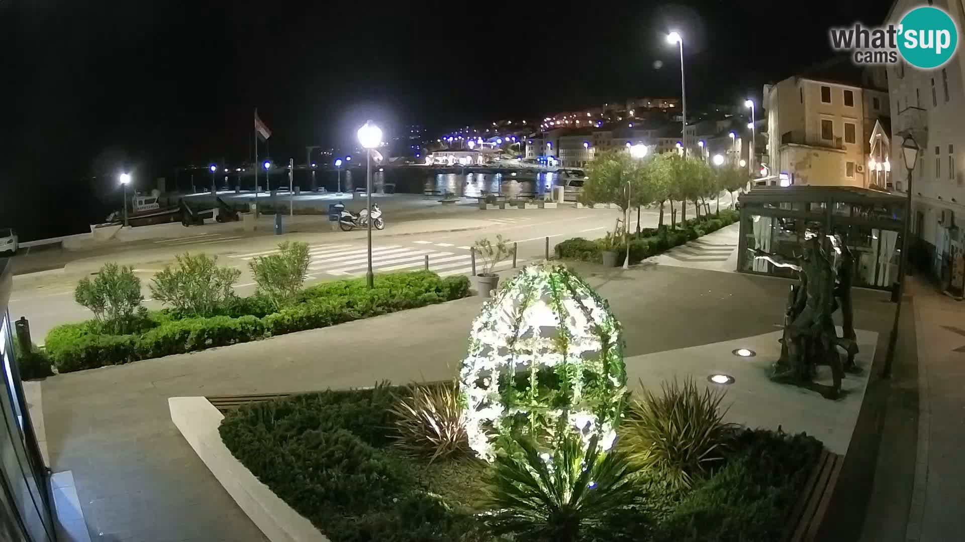 Live webcam Senj riva – seafront – Croatia