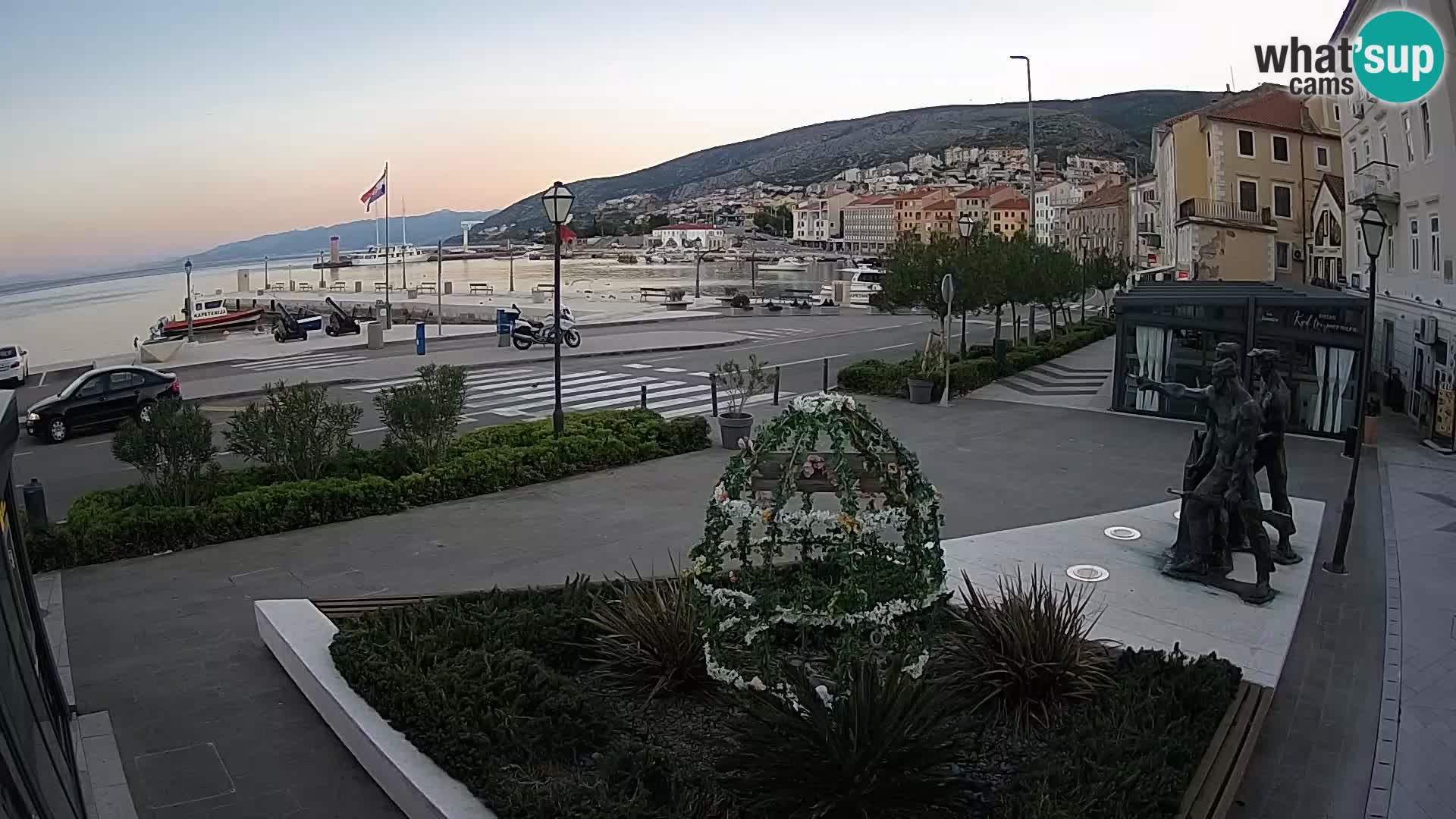 Live webcam Senj riva – seafront – Croatia