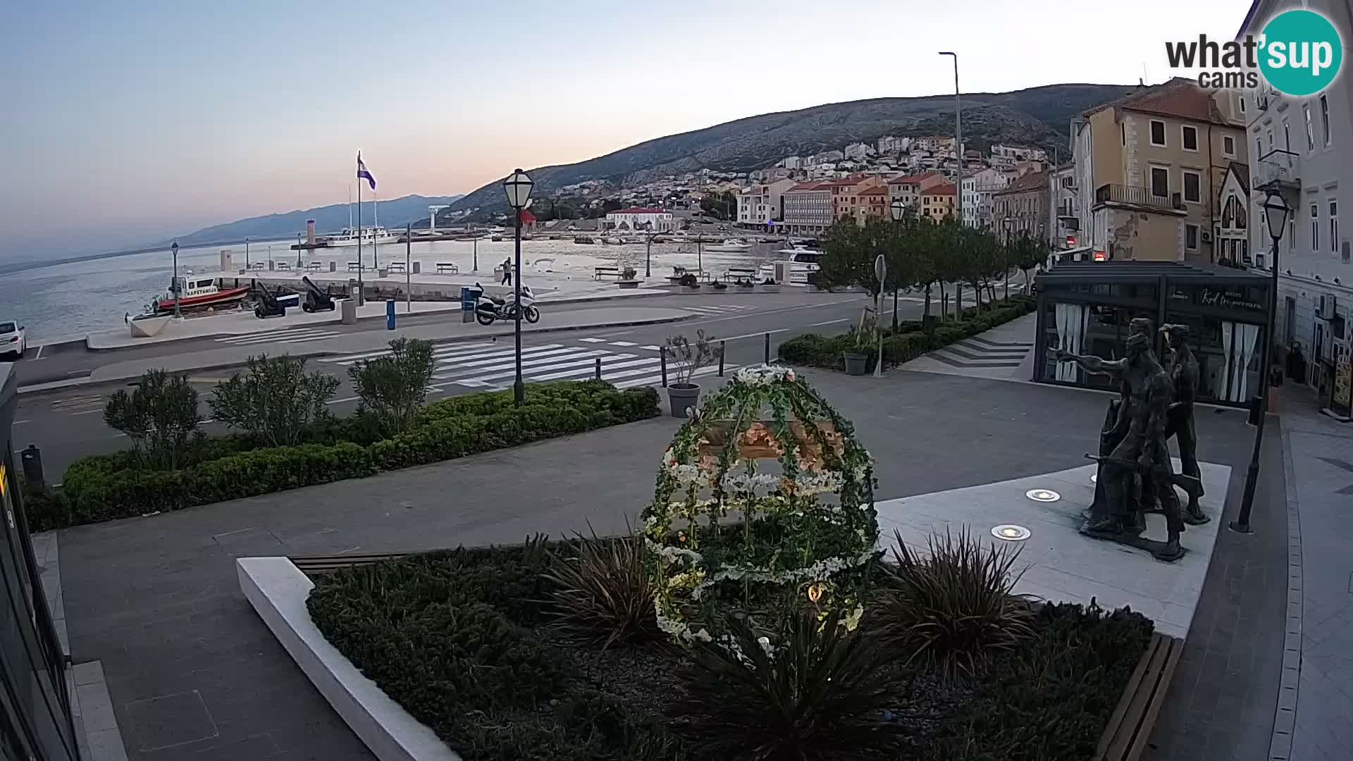 Live webcam Senj riva – seafront – Croatia