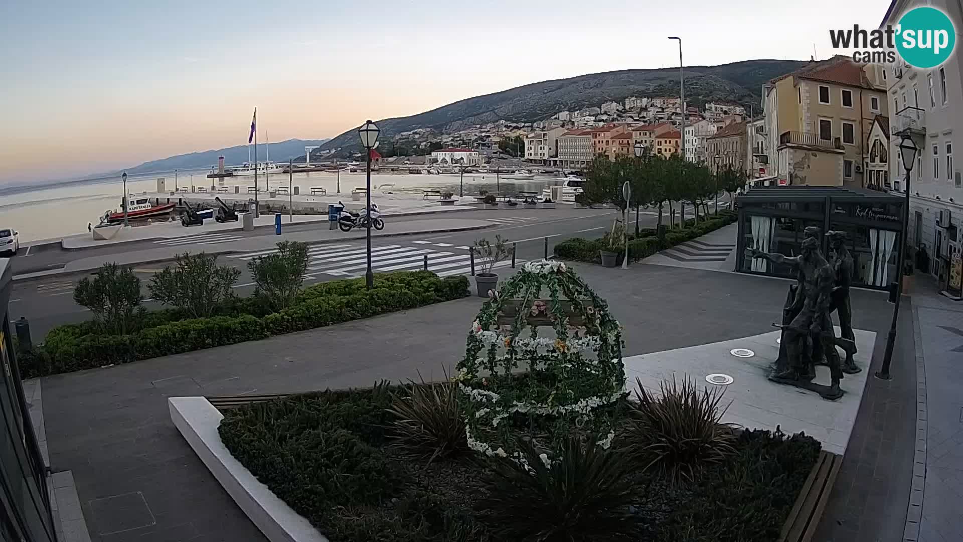 Live webcam Senj riva – fronte mare