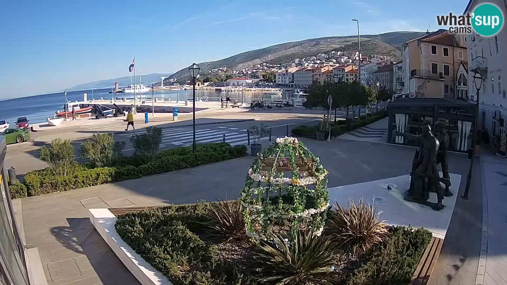Live webcam Senj riva – fronte mare