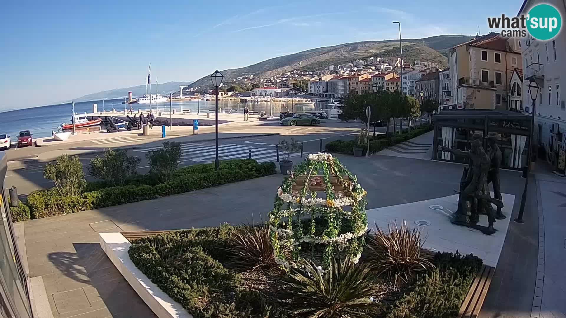 Live webcam Senj riva – fronte mare