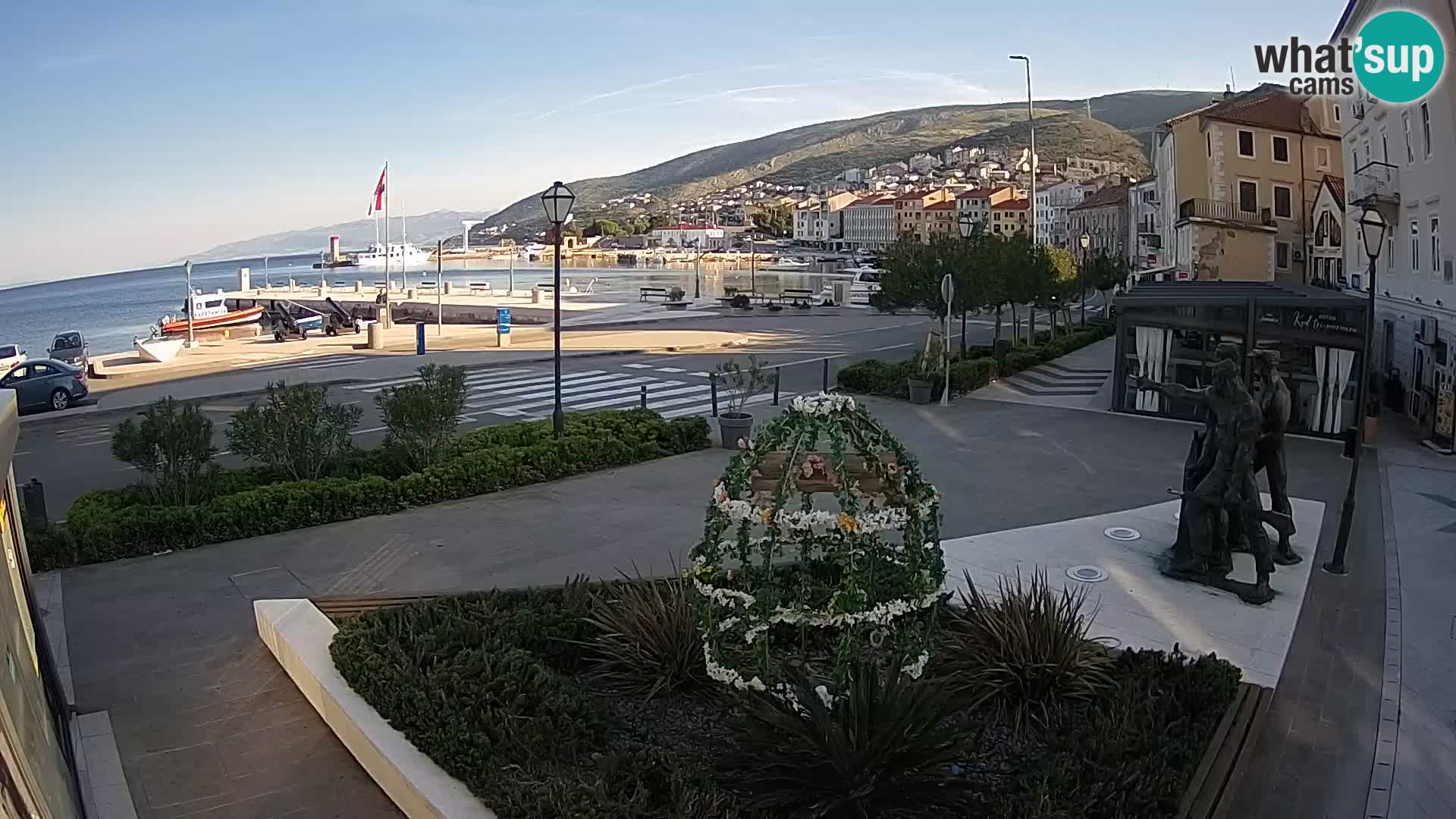 Live-Webcam Senj Riva – direkt am Meer – Kroatien