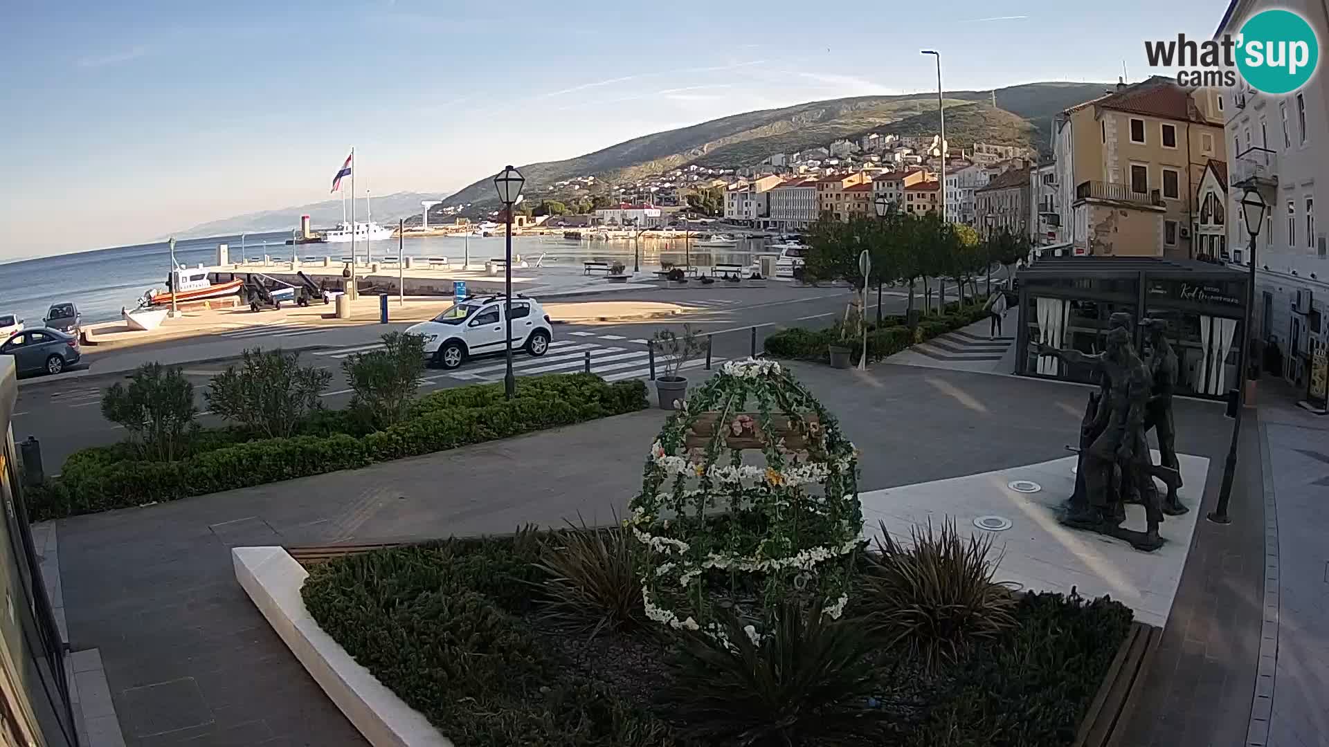 Live-Webcam Senj Riva – direkt am Meer – Kroatien