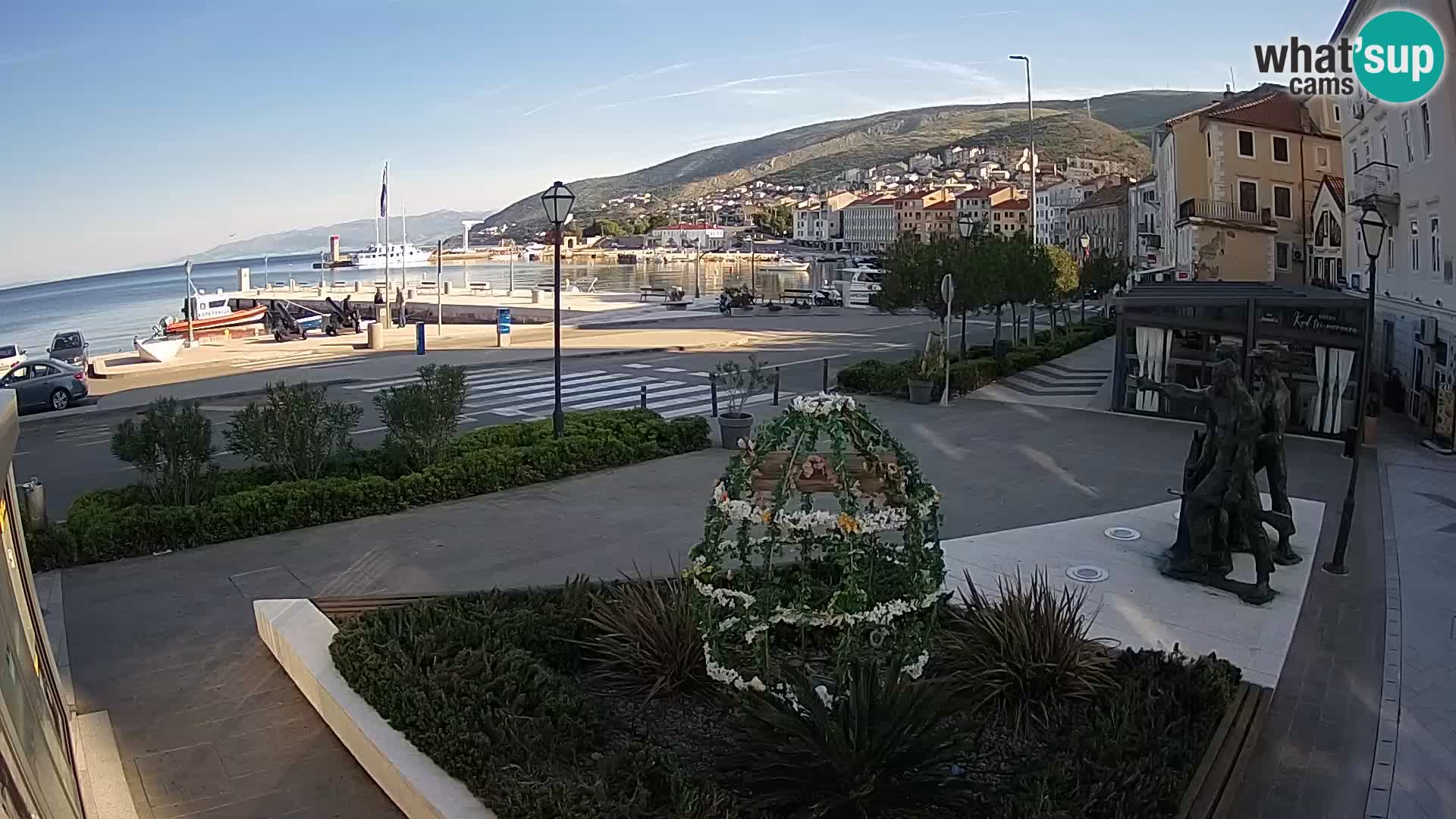 Live webcam Senj riva – seafront – Croatia