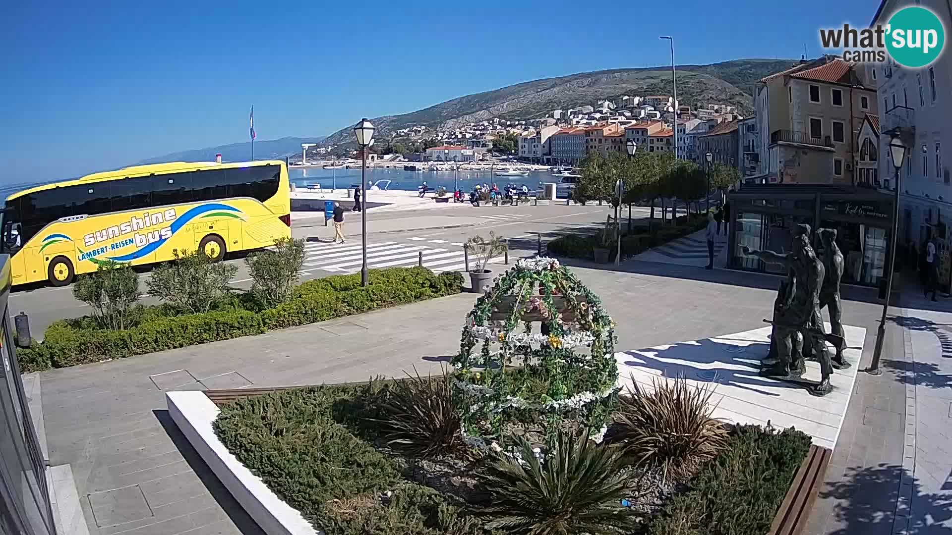 Live webcam Senj riva – seafront – Croatia
