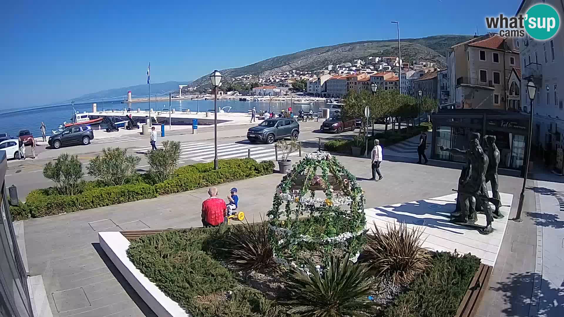 Live webcam Senj riva – seafront – Croatia