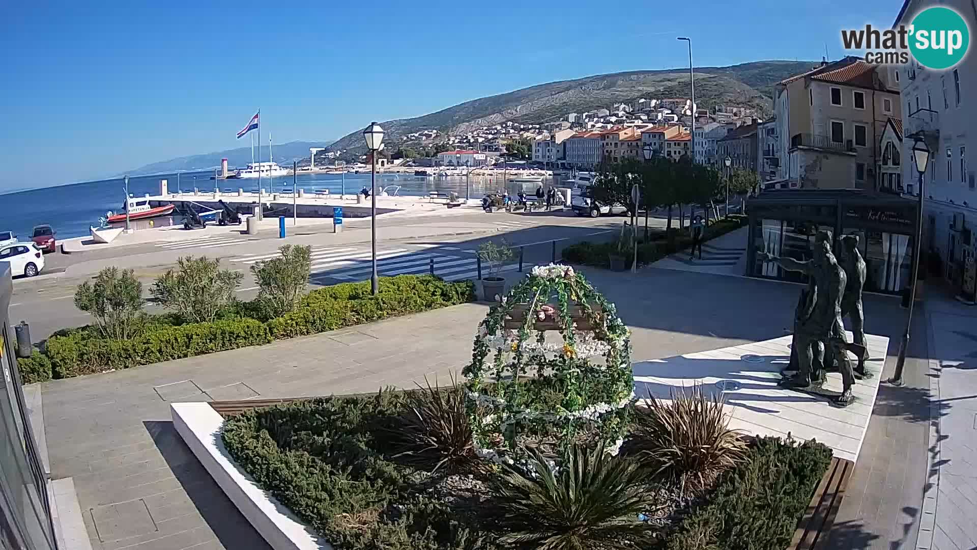 Live webcam Senj riva – seafront – Croatia