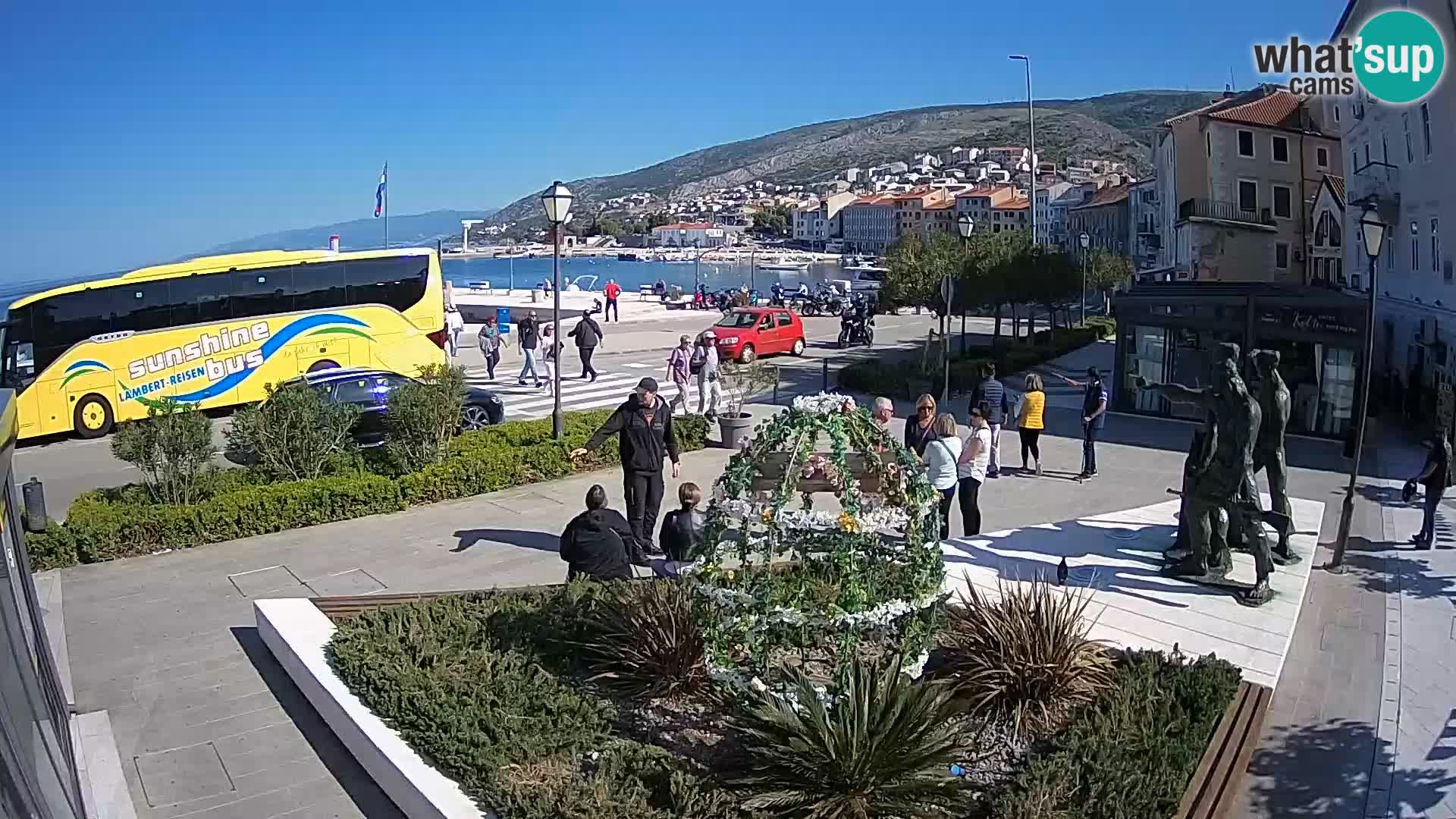 Live-Webcam Senj Riva – direkt am Meer – Kroatien
