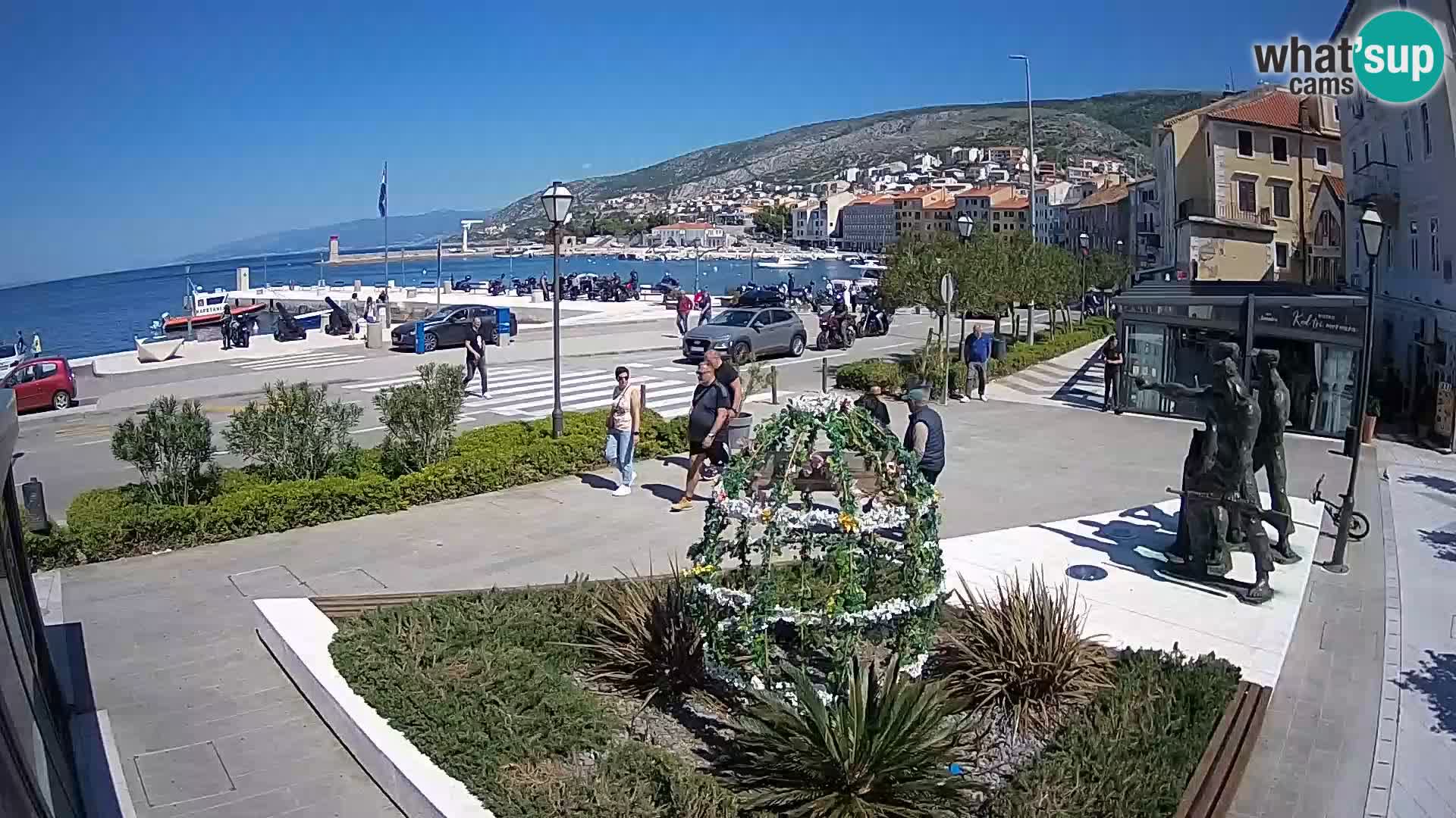 Live webcam Senj riva – seafront – Croatia