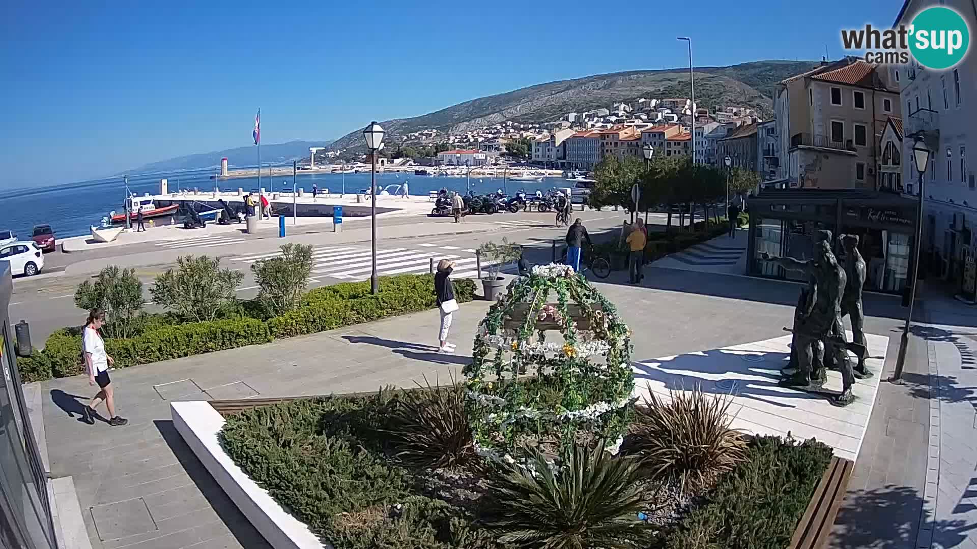Live webcam Senj riva – seafront – Croatia