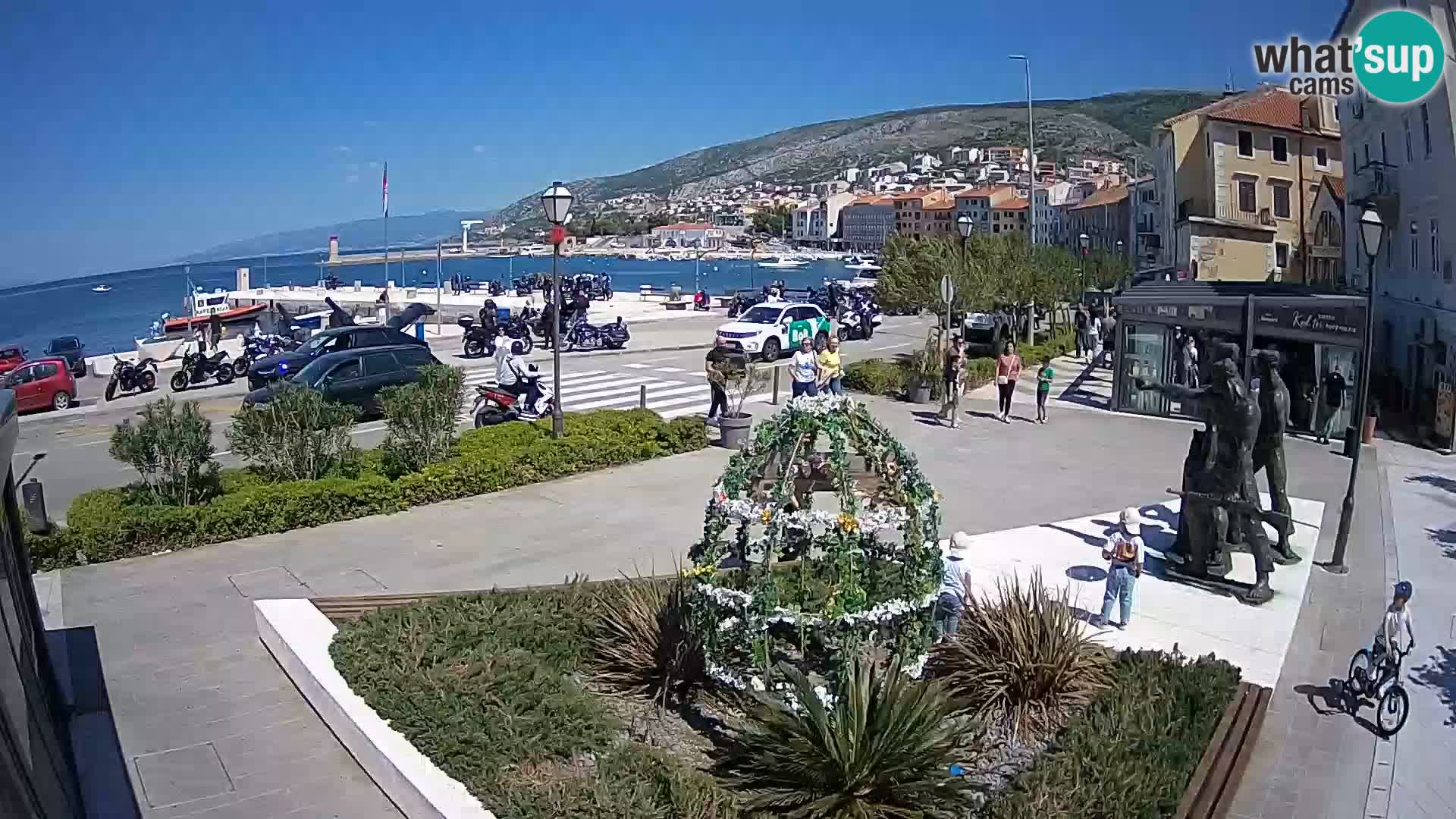 Spletna kamera v živo Senj riva – Hrvaška