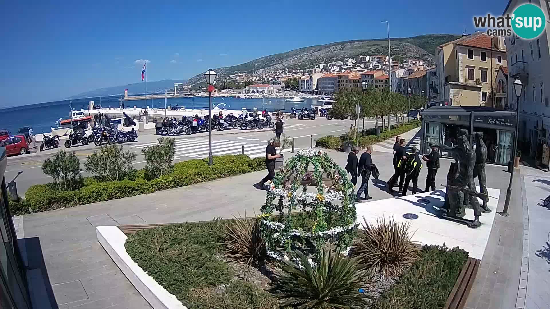 Live webcam Senj riva – seafront – Croatia