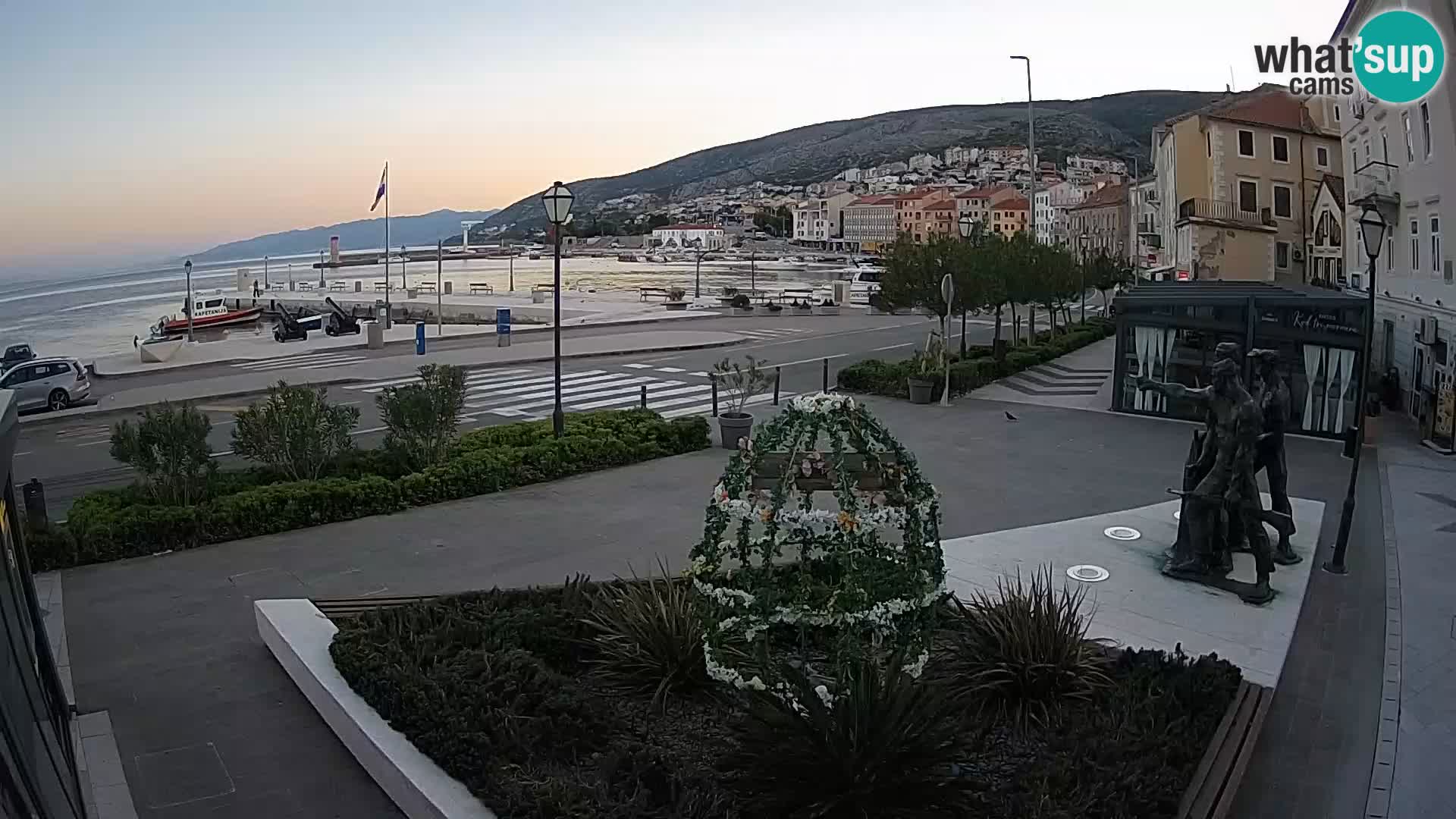 Live webcam Senj riva – seafront – Croatia