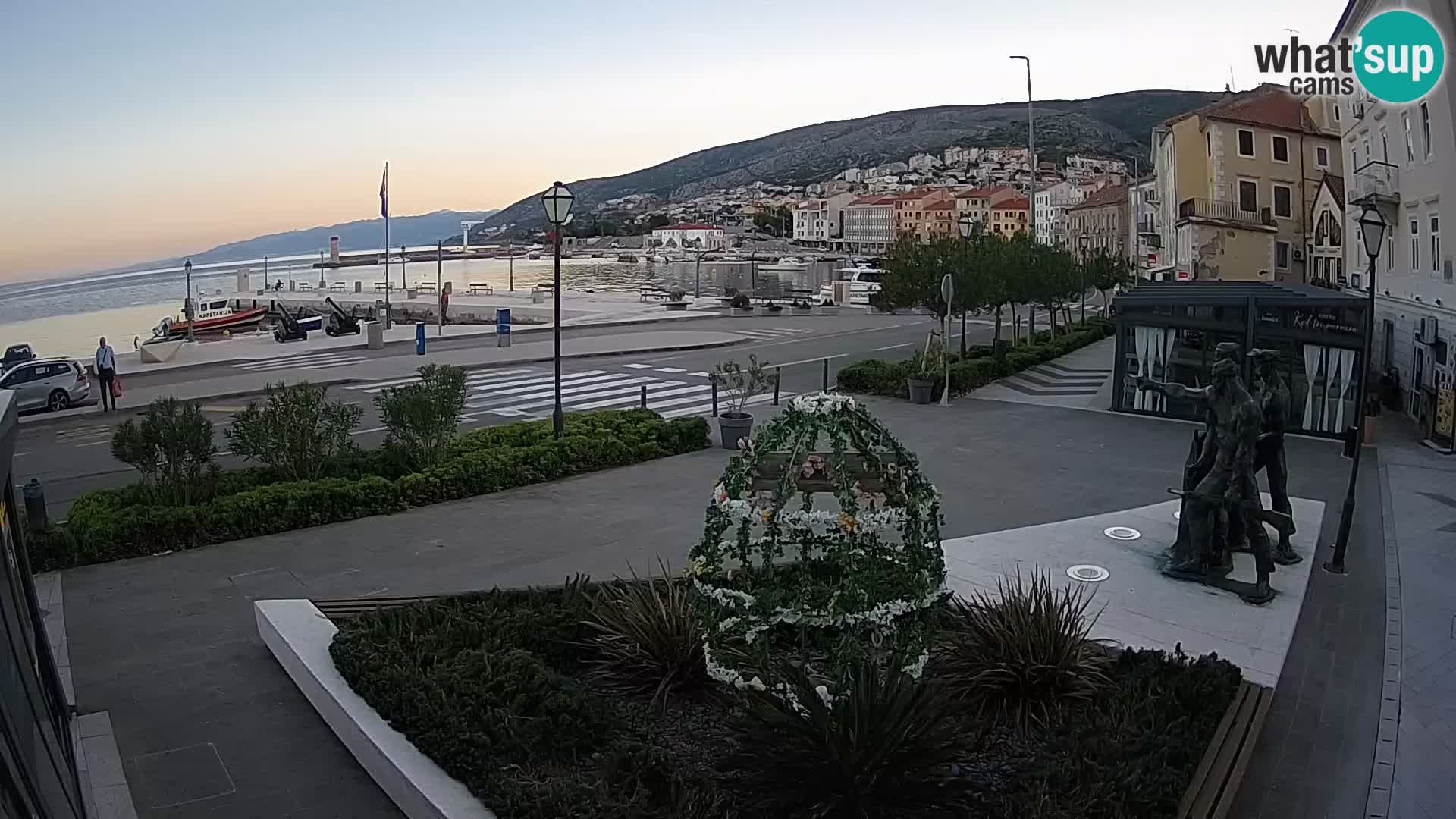 Live webcam Senj riva – fronte mare
