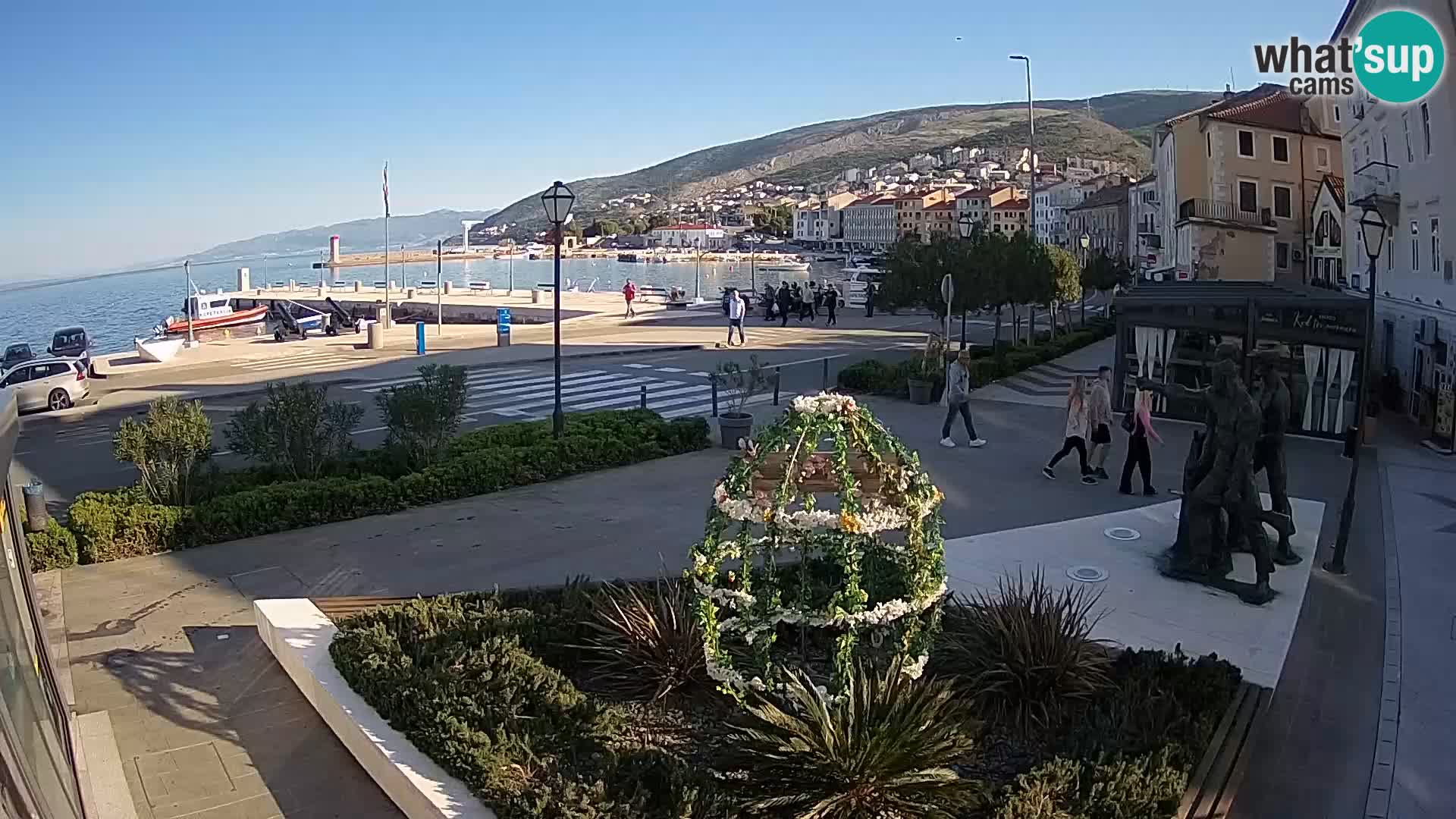 Live webcam Senj riva – fronte mare