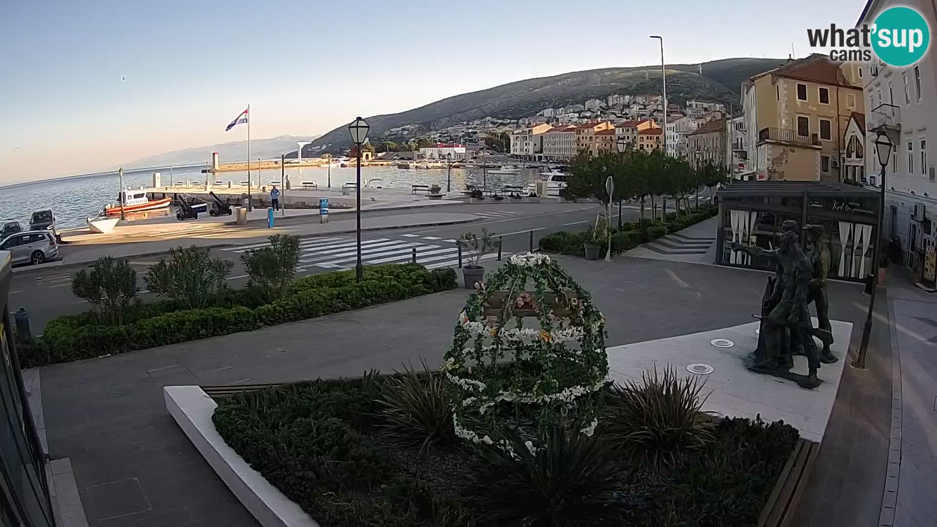 Live webcam Senj riva – fronte mare