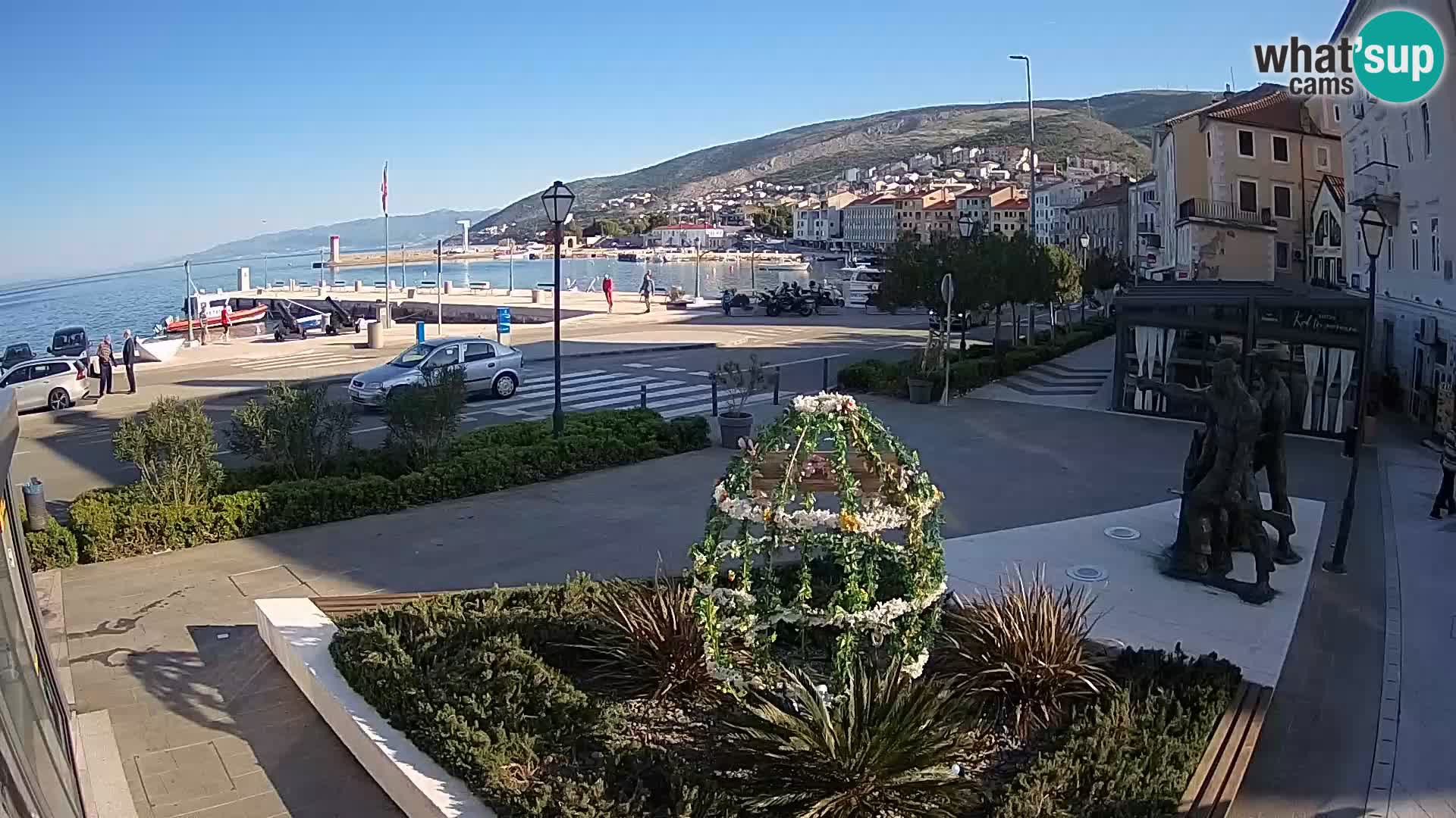 Live-Webcam Senj Riva – direkt am Meer – Kroatien