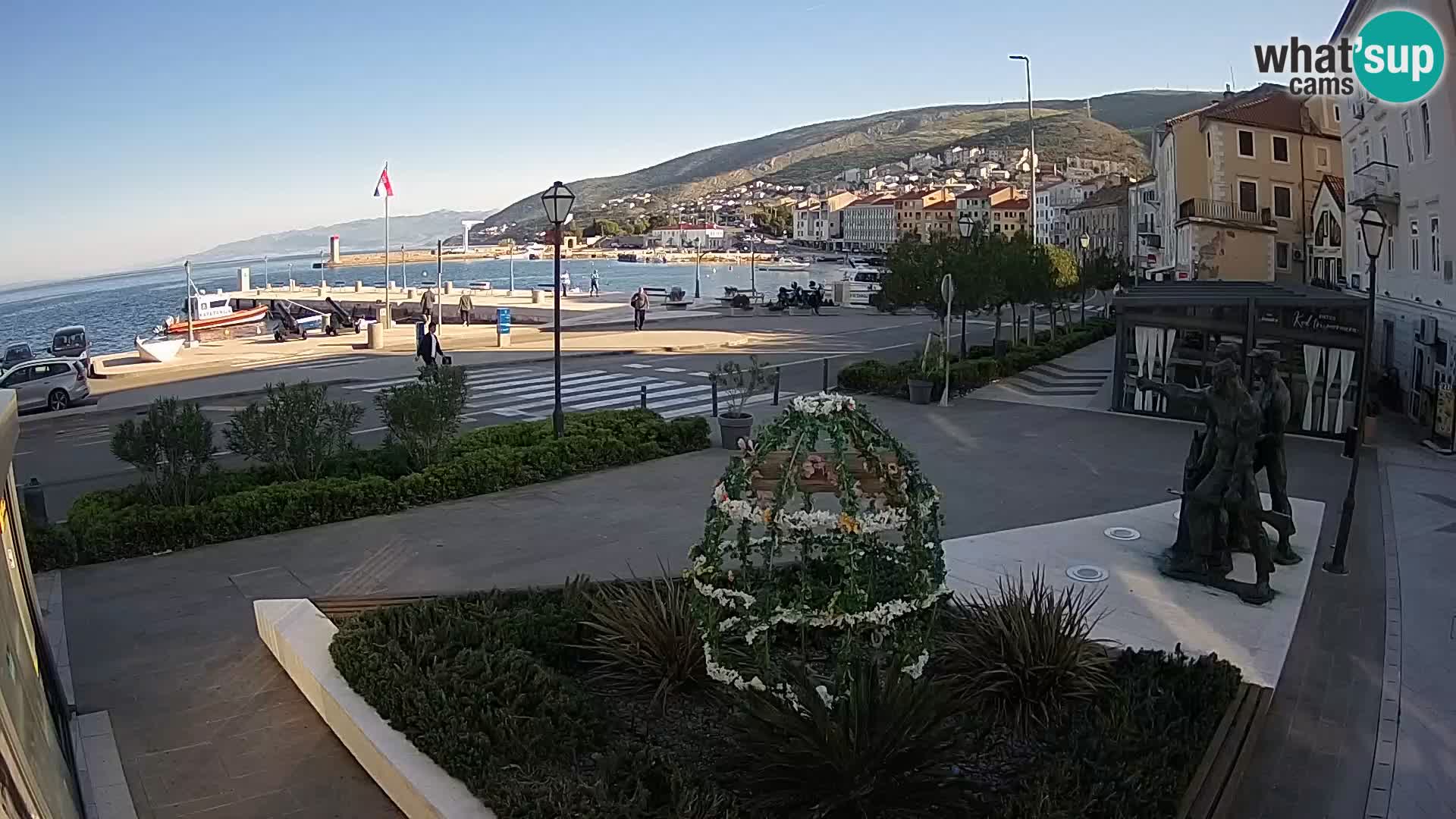 Live-Webcam Senj Riva – direkt am Meer – Kroatien