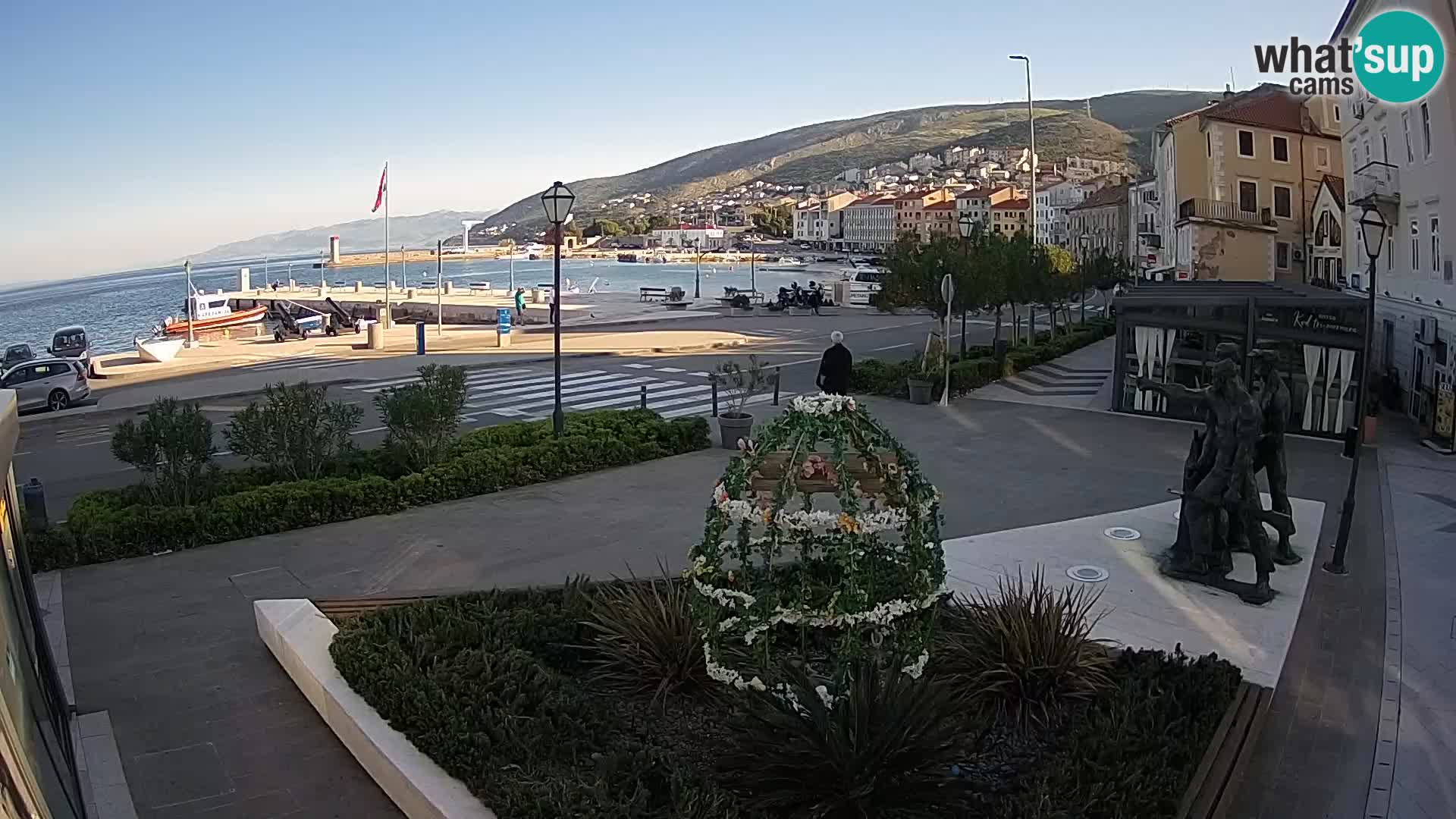 Live webcam Senj riva – fronte mare