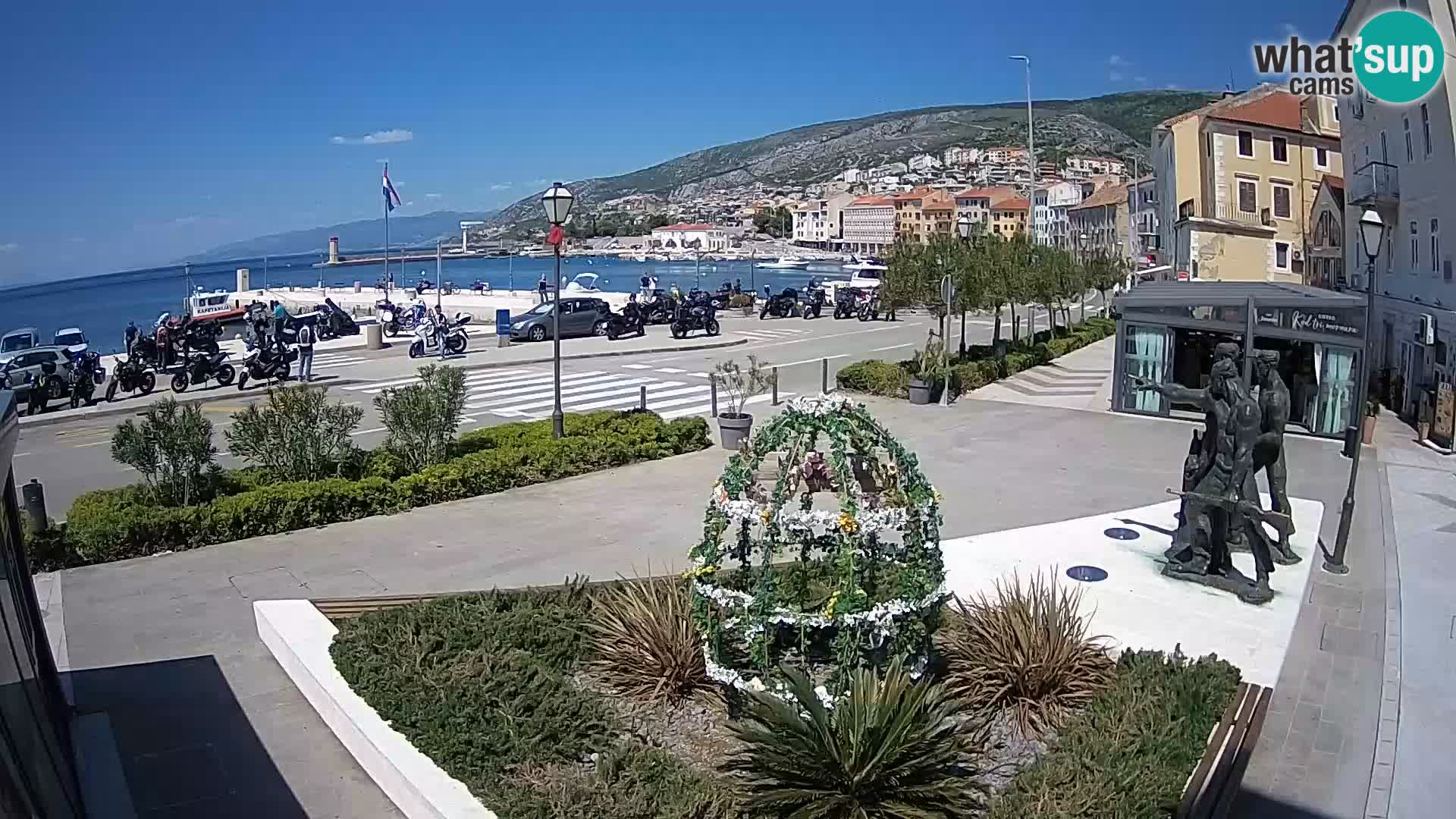 Live-Webcam Senj Riva – direkt am Meer – Kroatien
