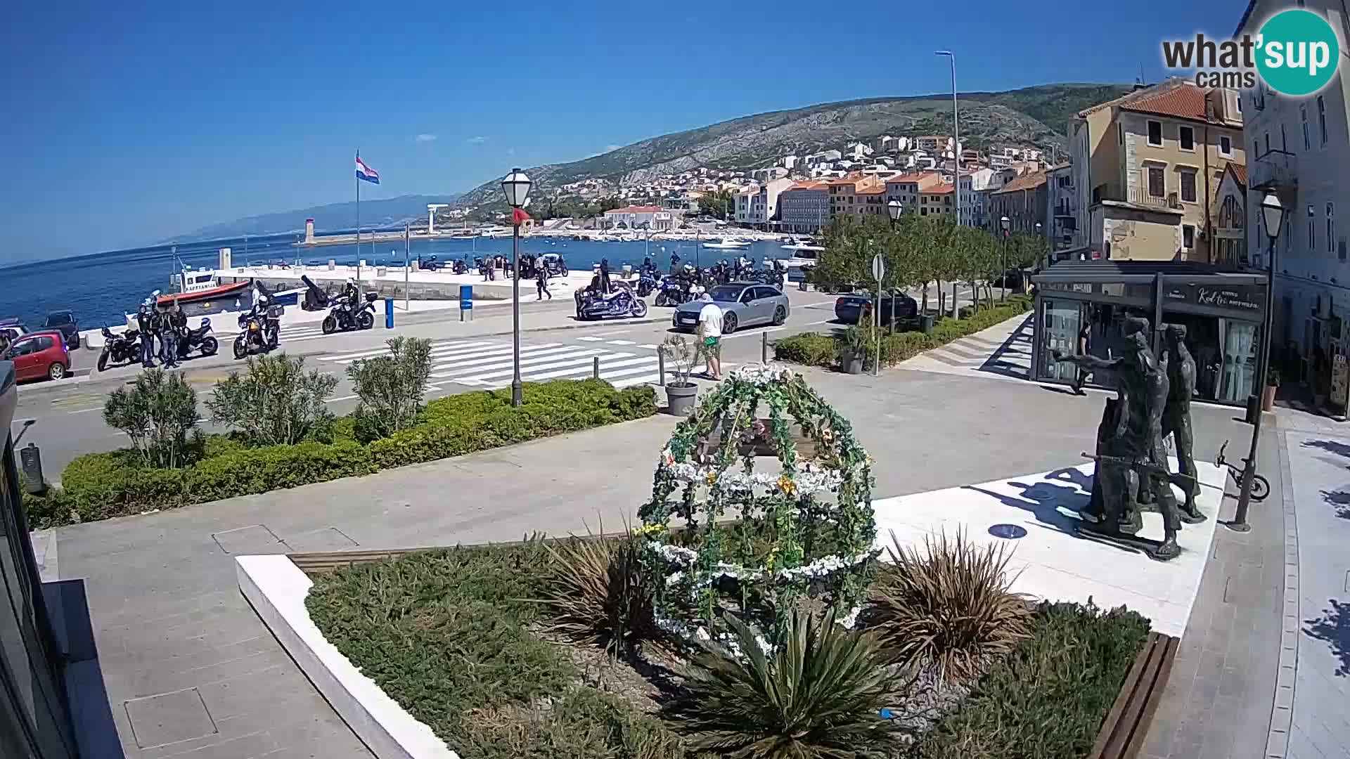 Live webcam Senj riva – fronte mare