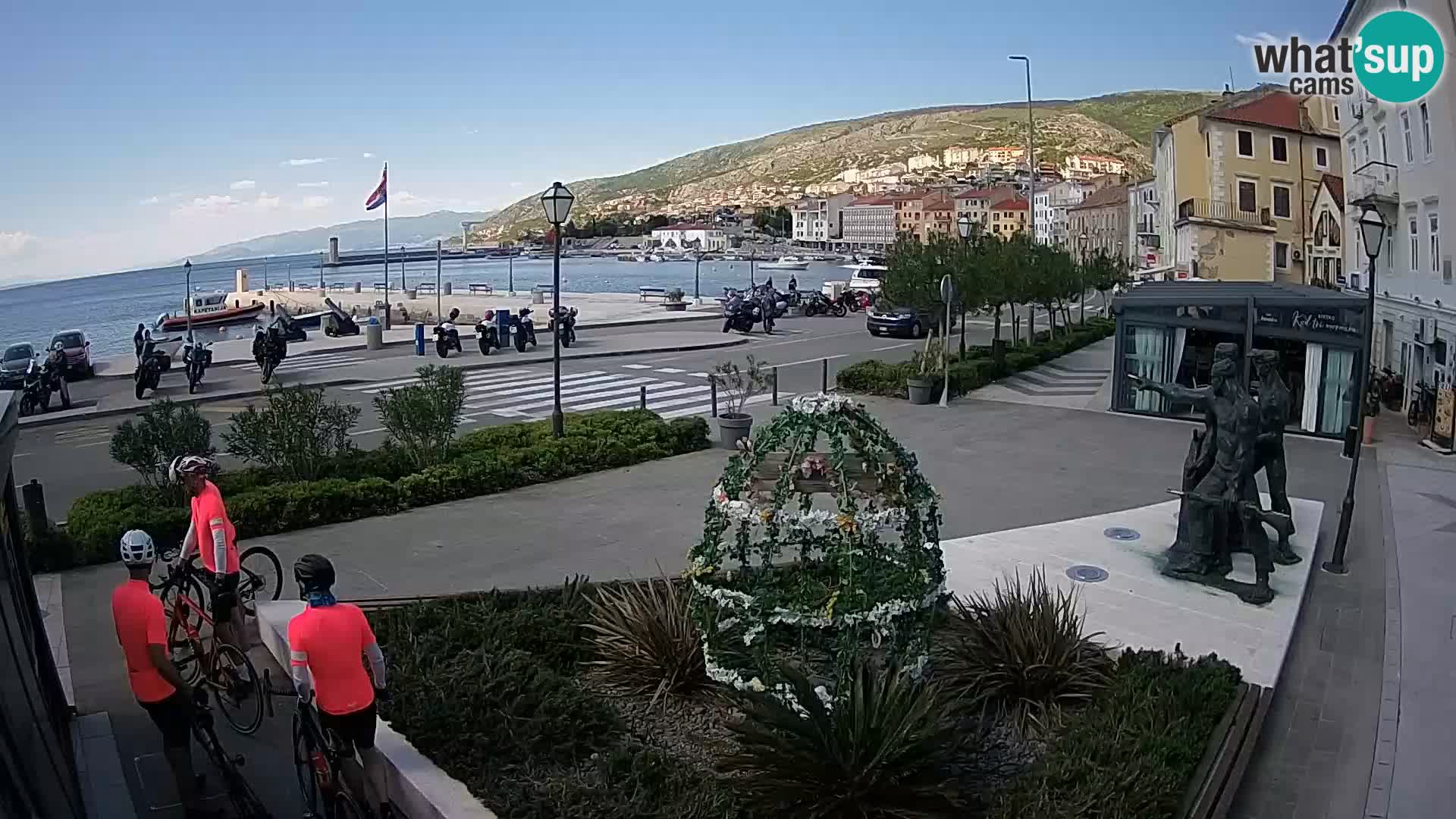 Live webcam Senj riva – seafront – Croatia