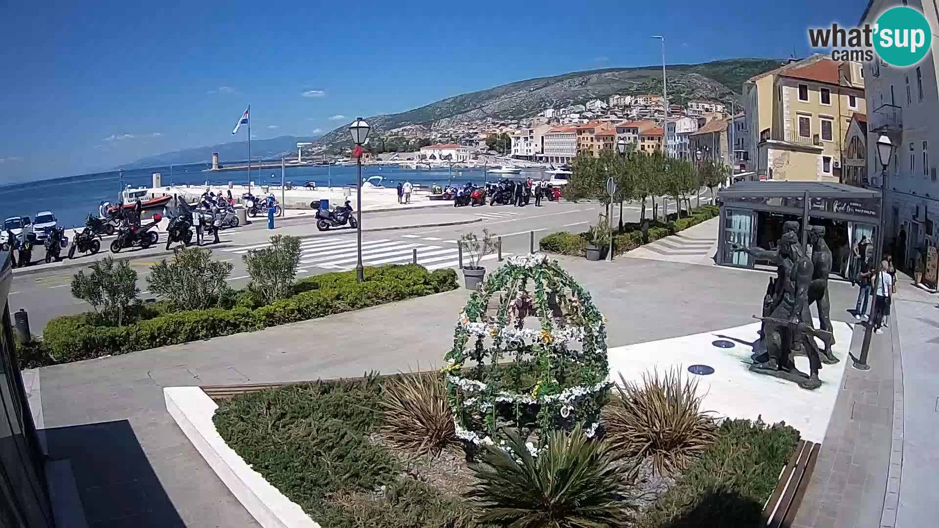 Live webcam Senj riva – seafront – Croatia