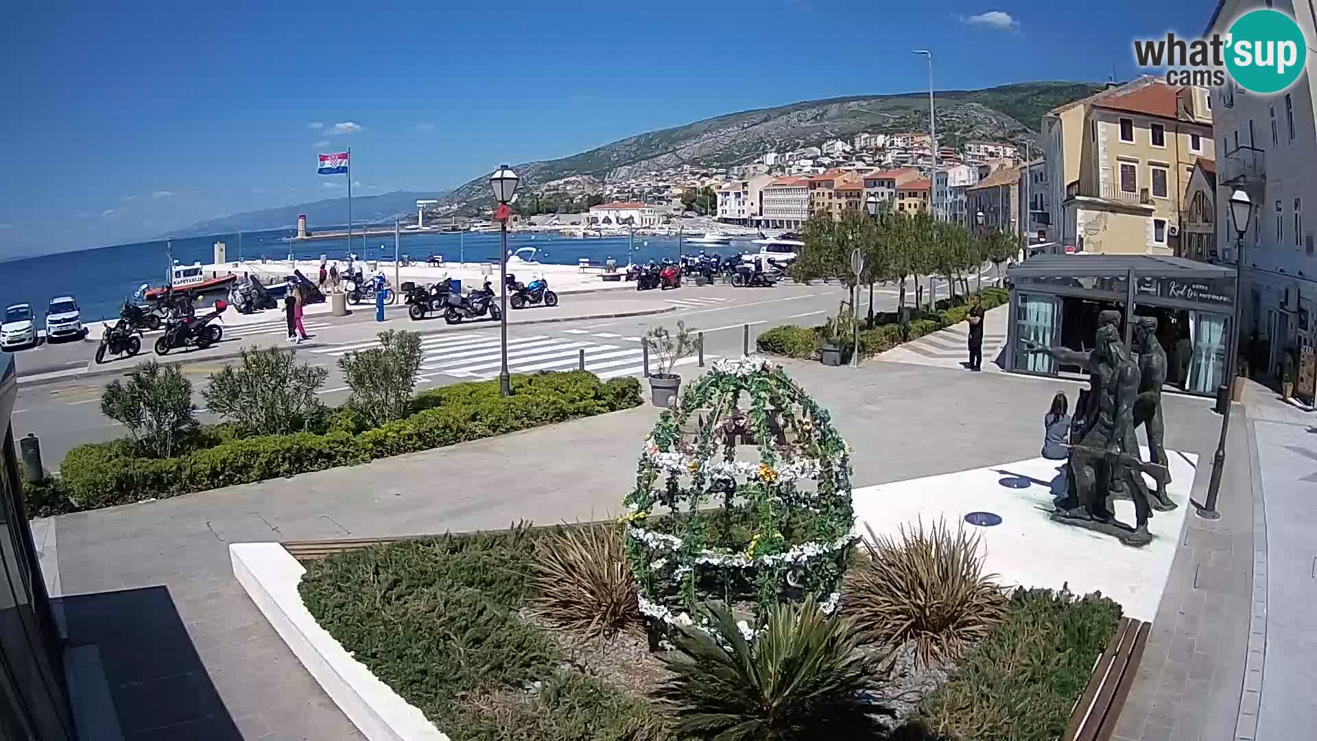 Webcam en vivo Senj riva – paseo marítimo