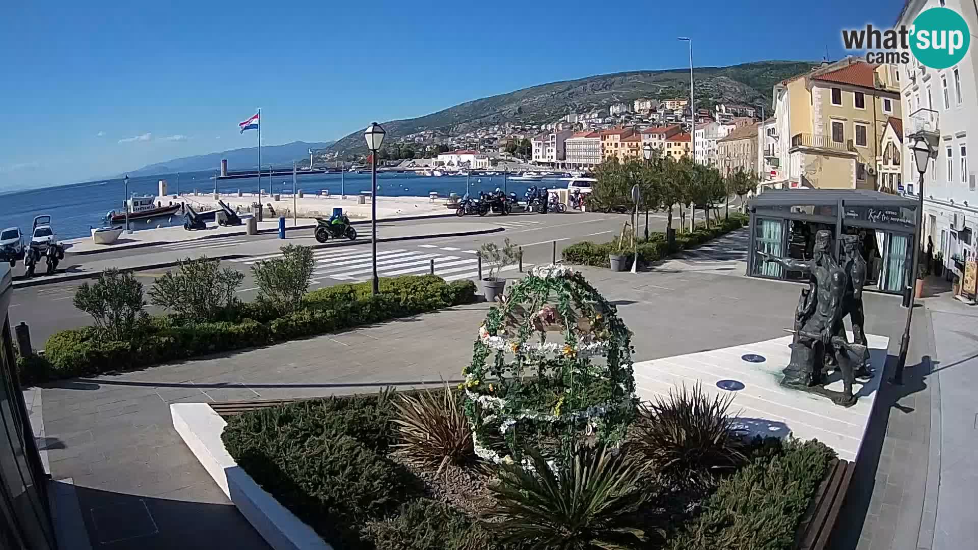 Webcam en vivo Senj riva – paseo marítimo