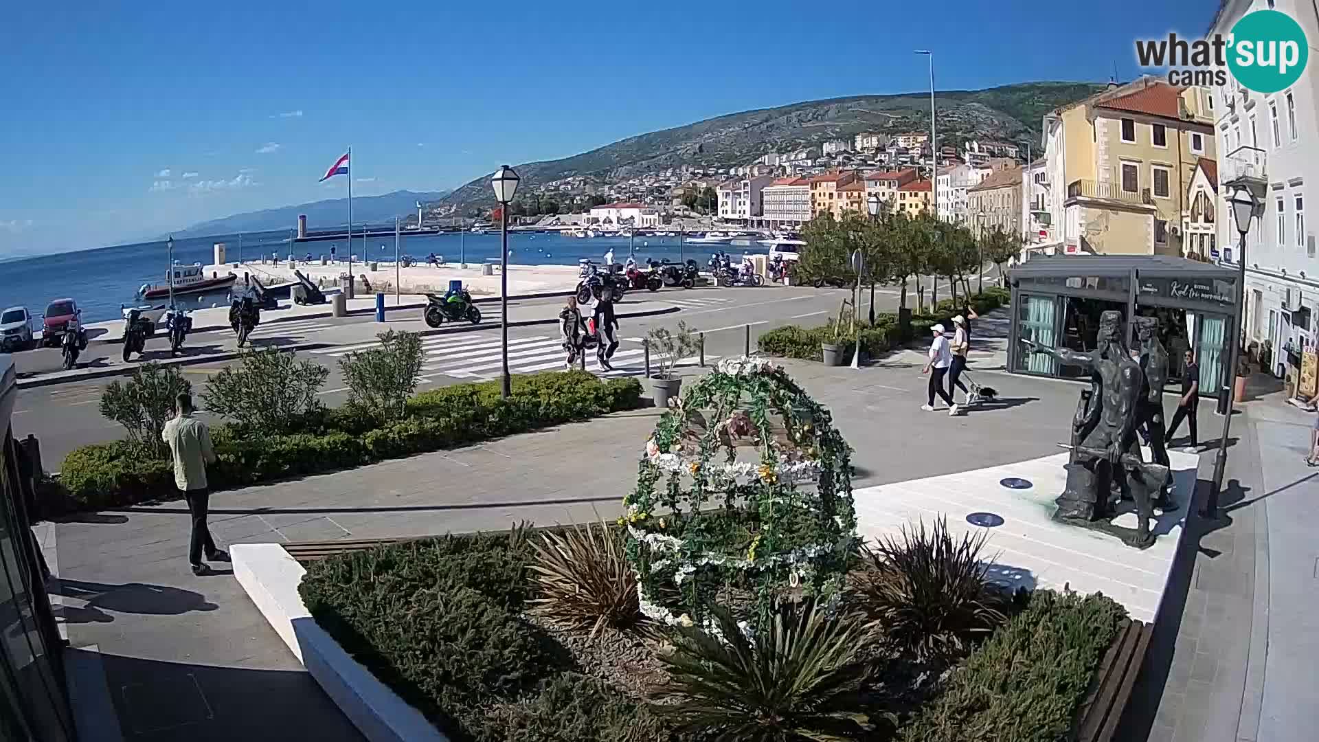 Webcam en vivo Senj riva – paseo marítimo