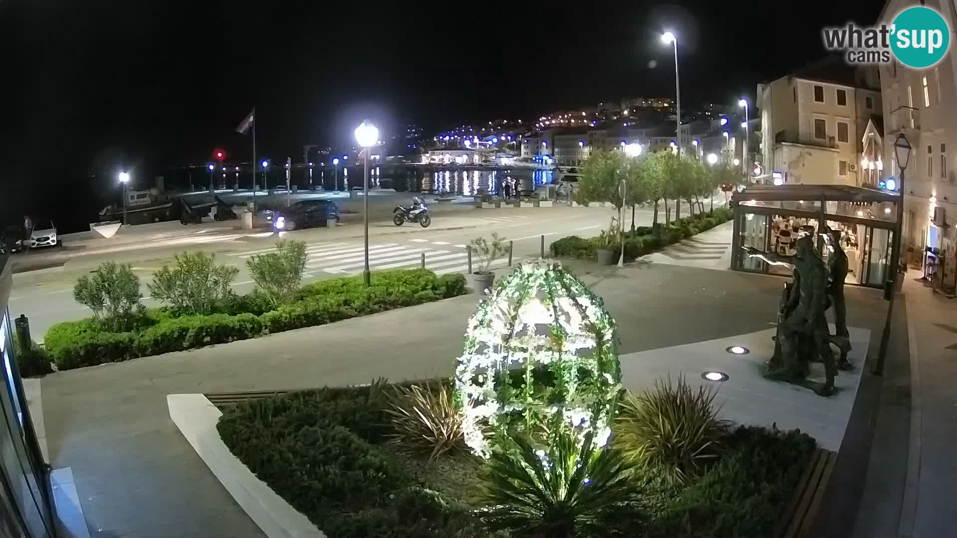 Live webcam Senj riva – seafront – Croatia