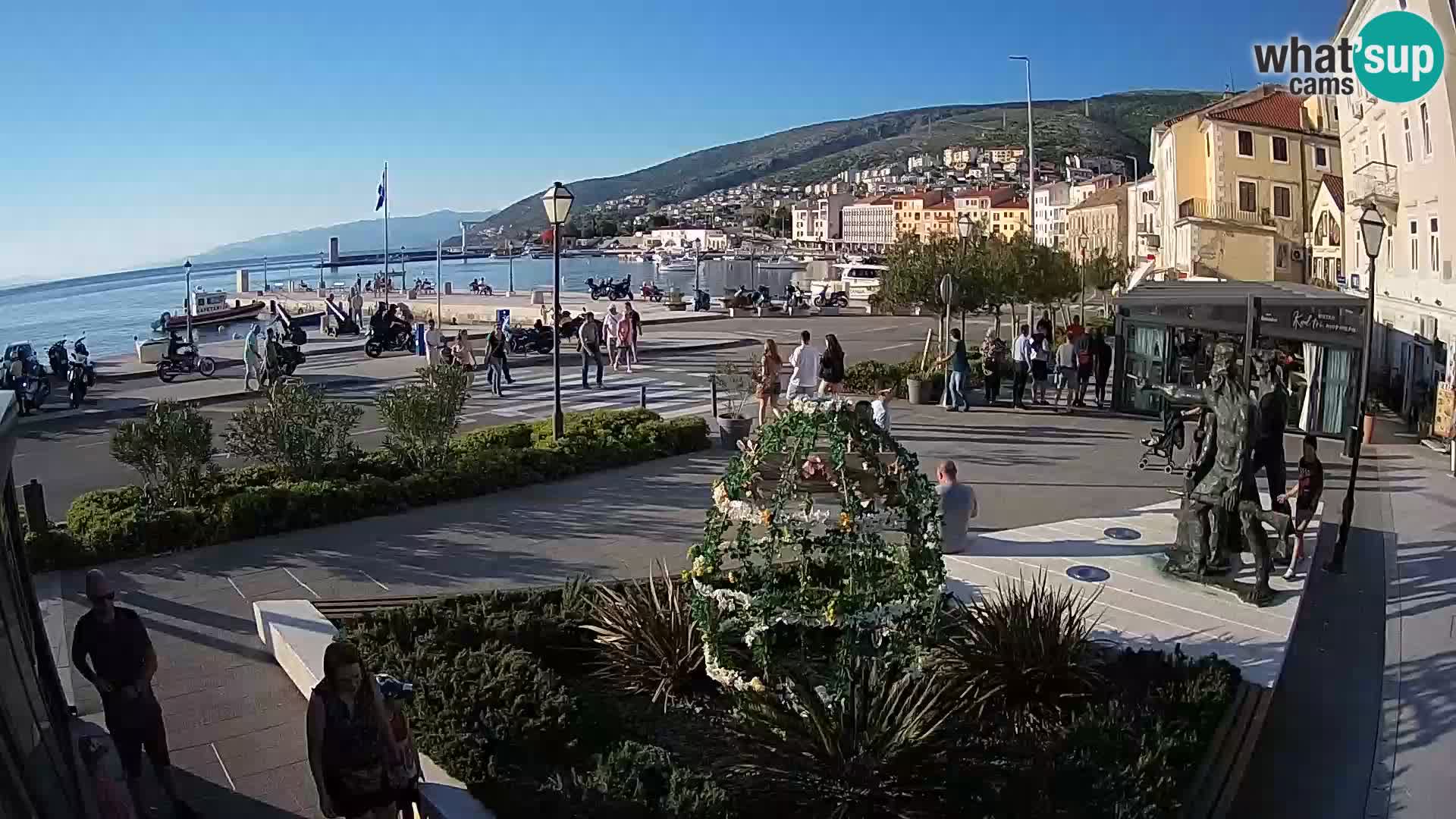 Spletna kamera v živo Senj riva – Hrvaška