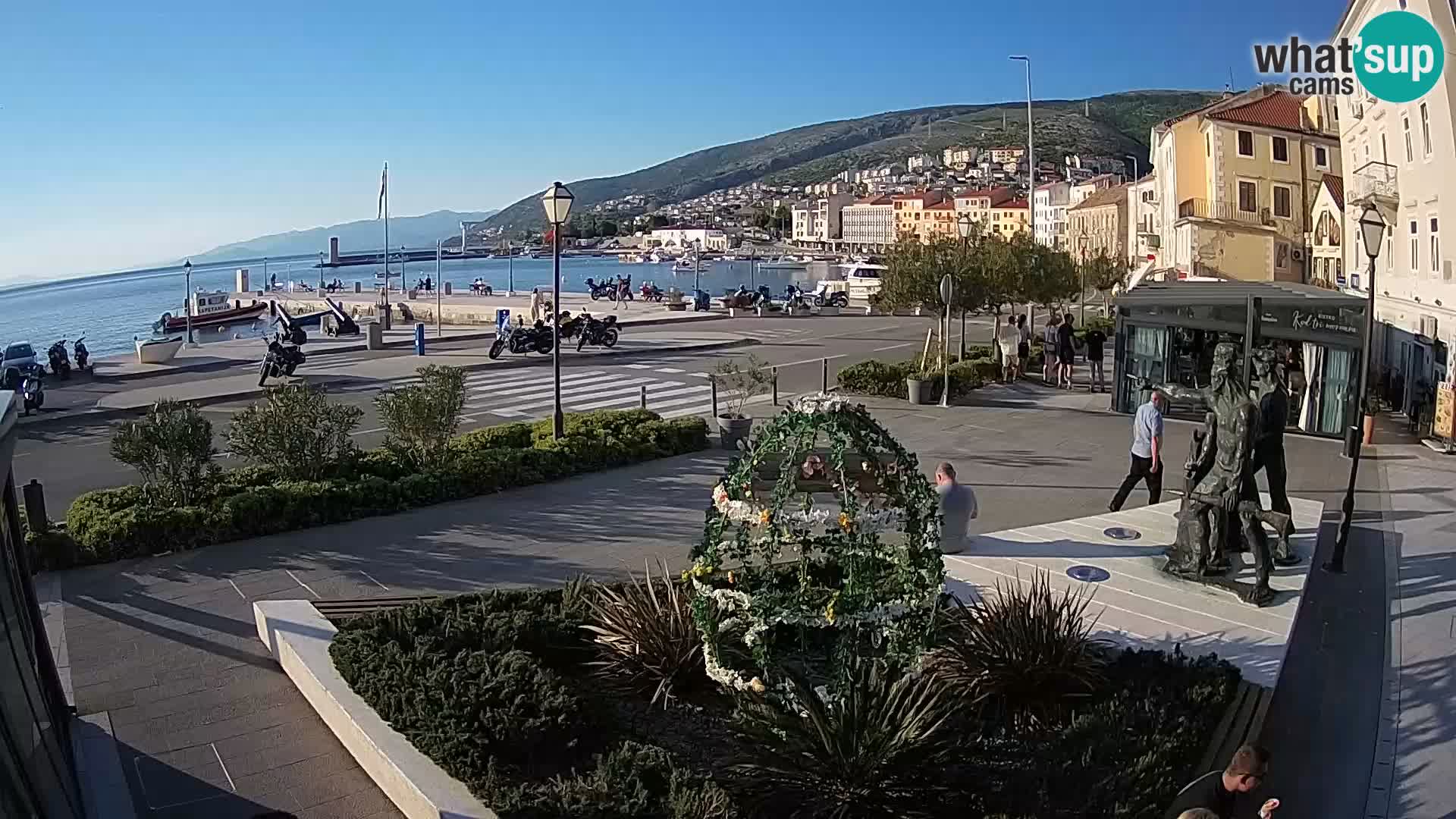 Live webcam Senj riva – fronte mare