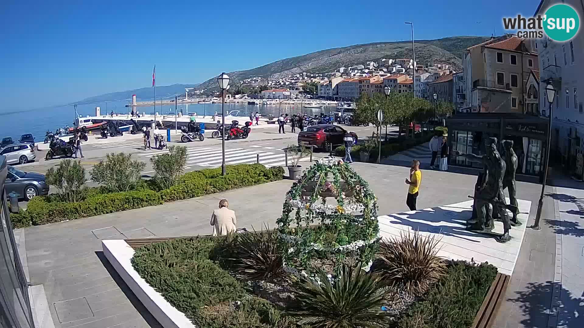Spletna kamera v živo Senj riva – Hrvaška