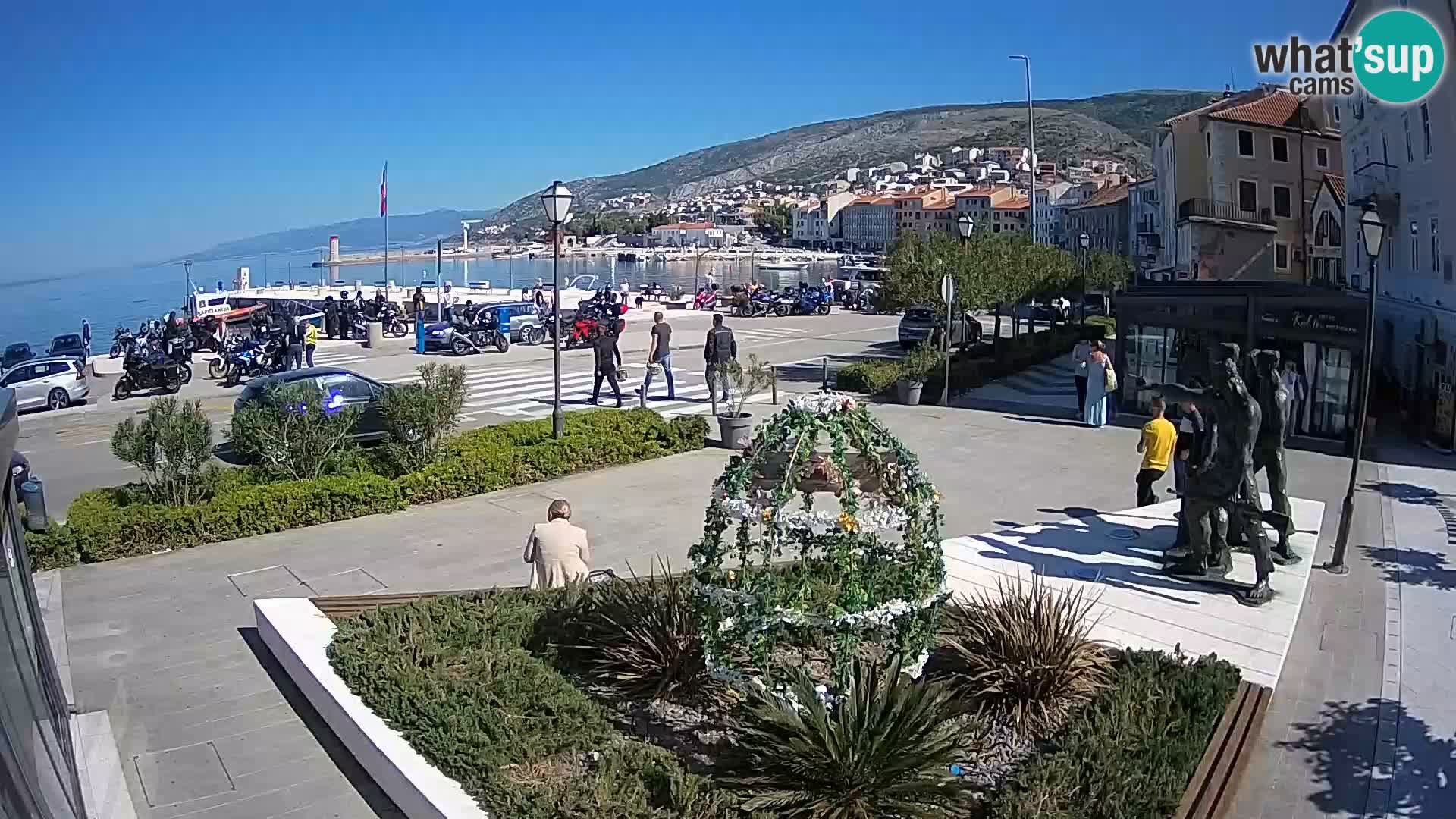 Webcam en vivo Senj riva – paseo marítimo