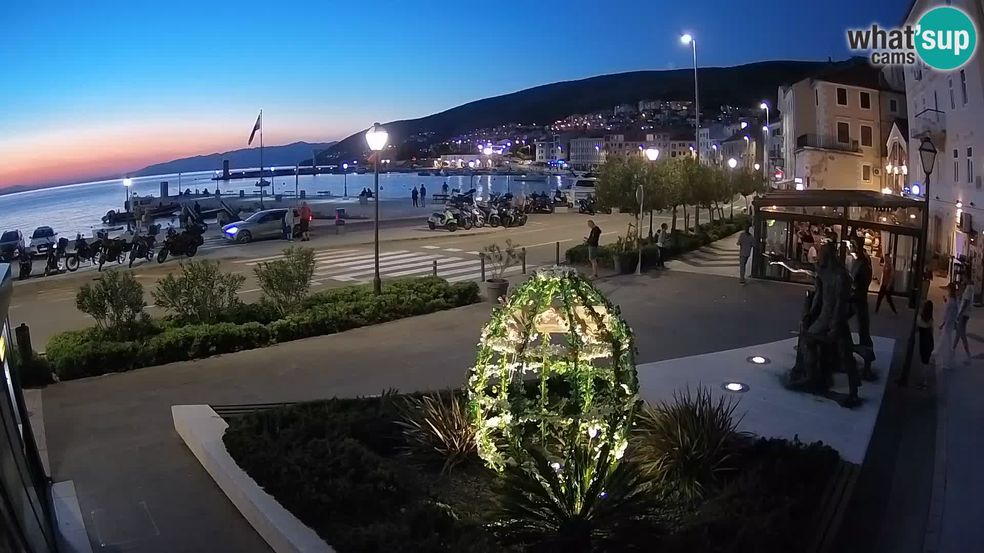 Live-Webcam Senj Riva – direkt am Meer – Kroatien