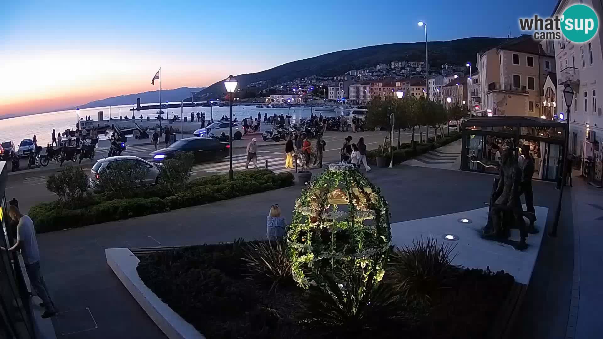 Webcam en vivo Senj riva – paseo marítimo