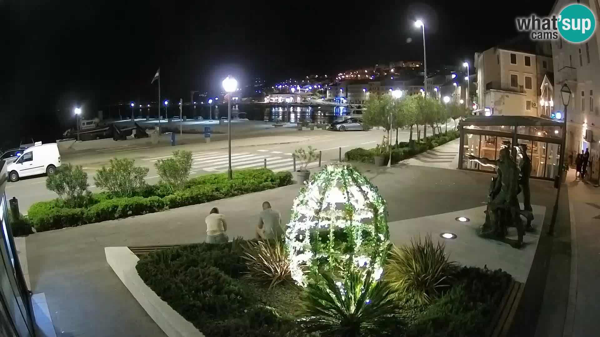 Live-Webcam Senj Riva – direkt am Meer – Kroatien
