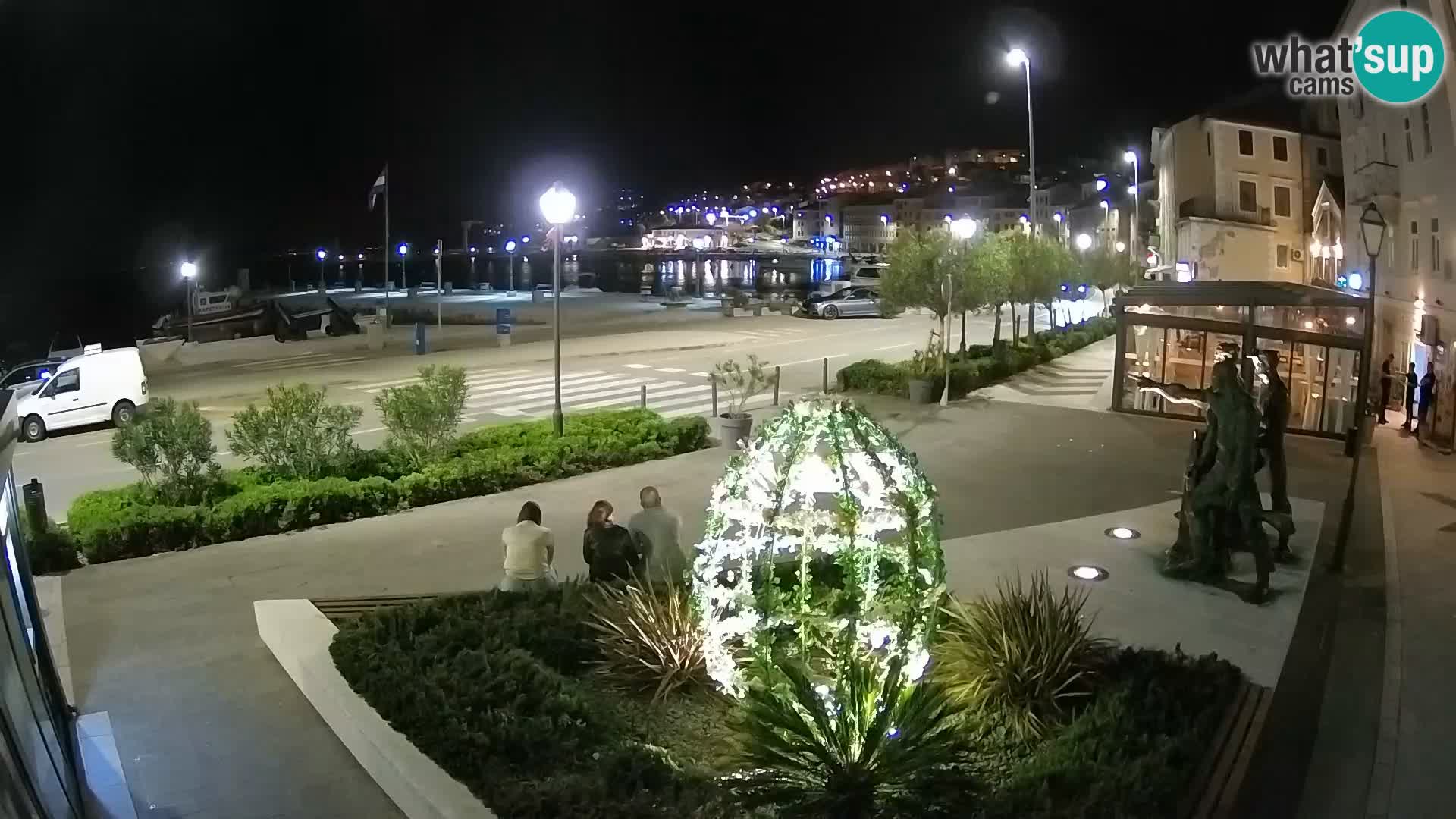 Live webcam Senj riva – fronte mare