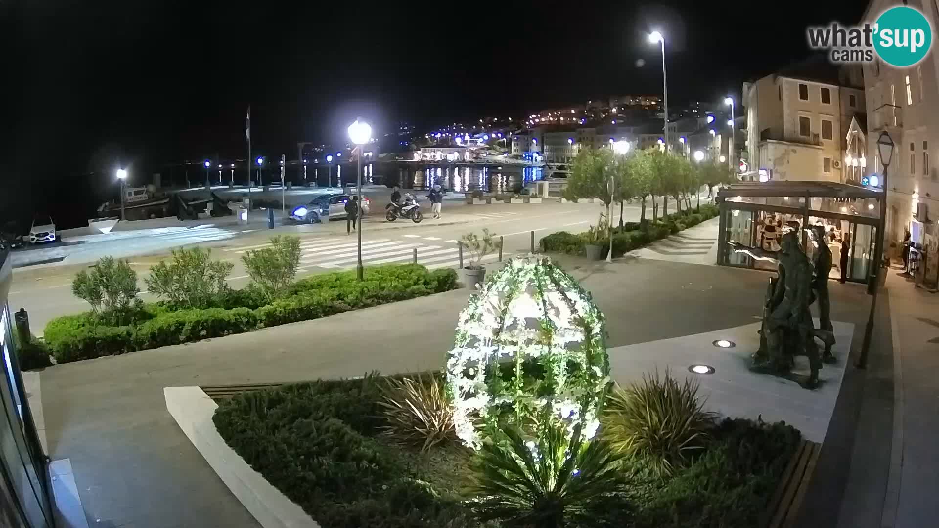 Live webcam Senj riva – fronte mare