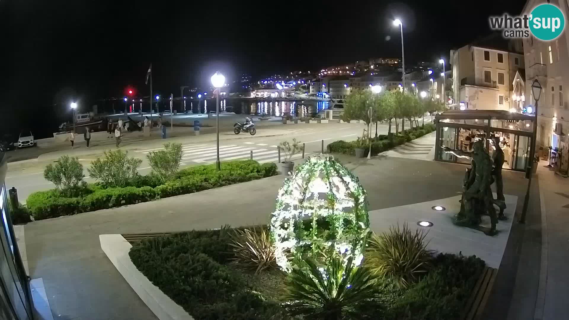 Live webcam Senj riva – fronte mare
