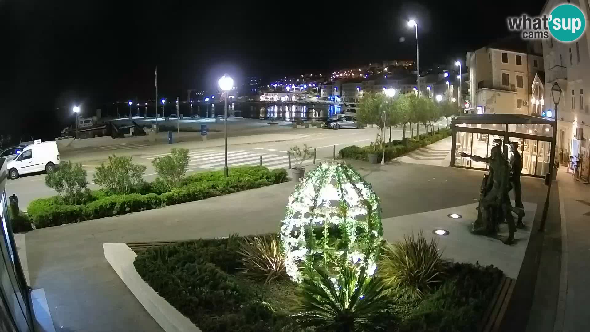 Live webcam Senj riva – fronte mare