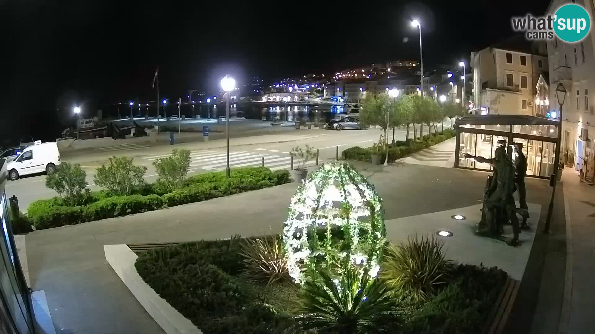 Live-Webcam Senj Riva – direkt am Meer – Kroatien